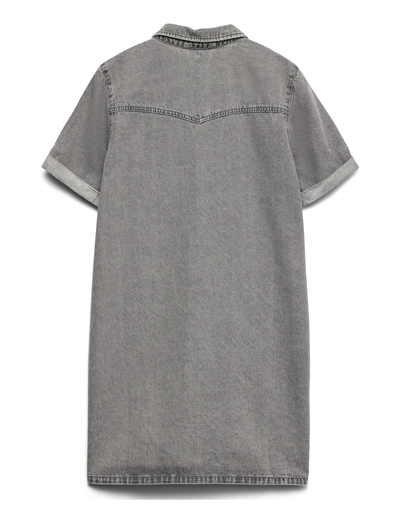 Vero Moda - VMJENNIE SS SHORT DENIM DRESS GA NOOS - skjortekjoler - medium grey denim - 2