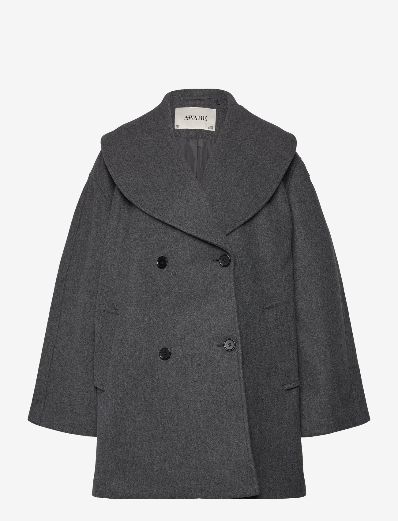 Vero Moda - VMLONDYN LS COAT VMA - winterjacken - dark grey melange - 1