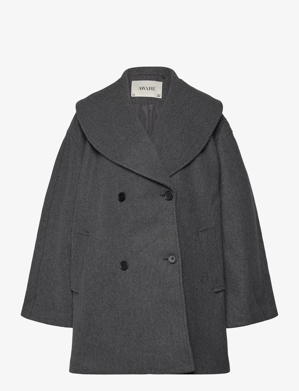 Vero Moda - VMLONDYN LS COAT VMA - winterjacken - dark grey melange - 1
