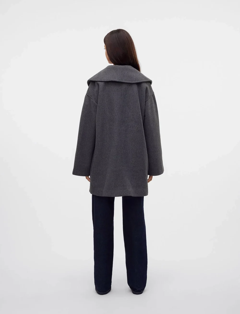 Vero Moda - VMLONDYN LS COAT VMA - winterjacken - dark grey melange - 3
