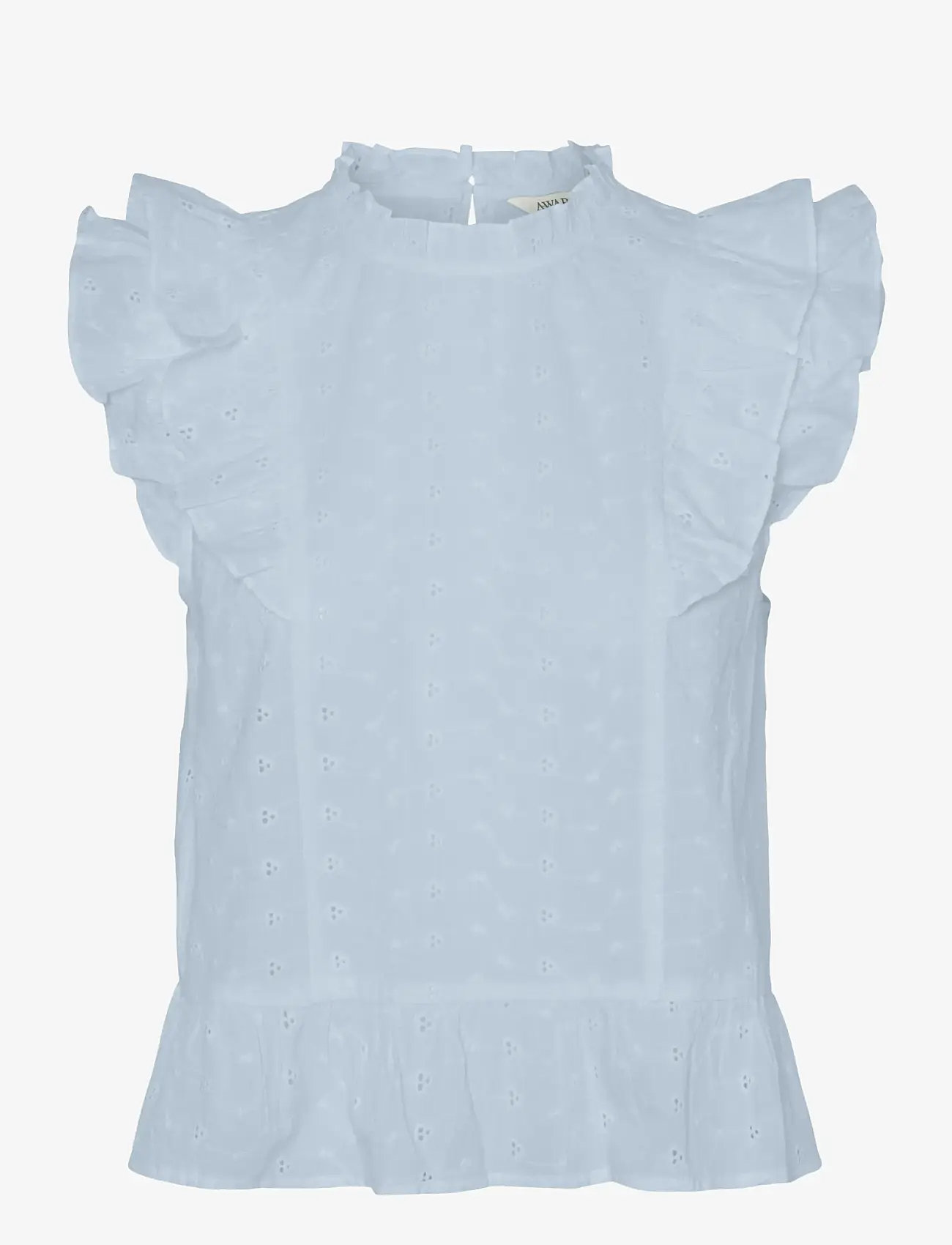 Vero Moda - VMKAMMY SL HIGH NECK TOP VMA - varrukateta pluusid - cashmere blue - 1