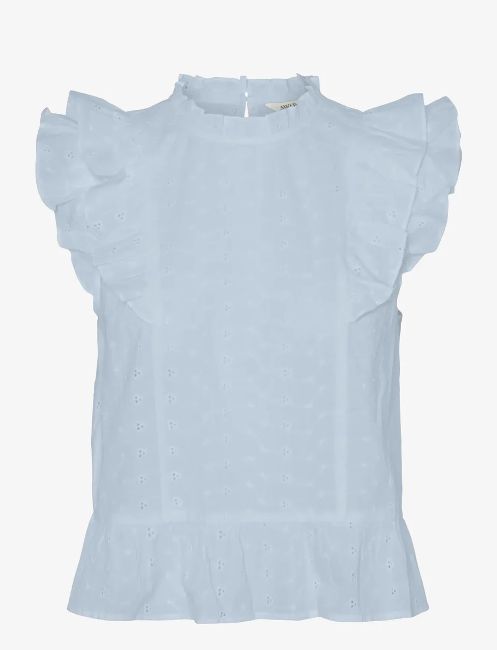 Vero Moda - VMKAMMY SL HIGH NECK TOP VMA - sleeveless blouses - cashmere blue - 1