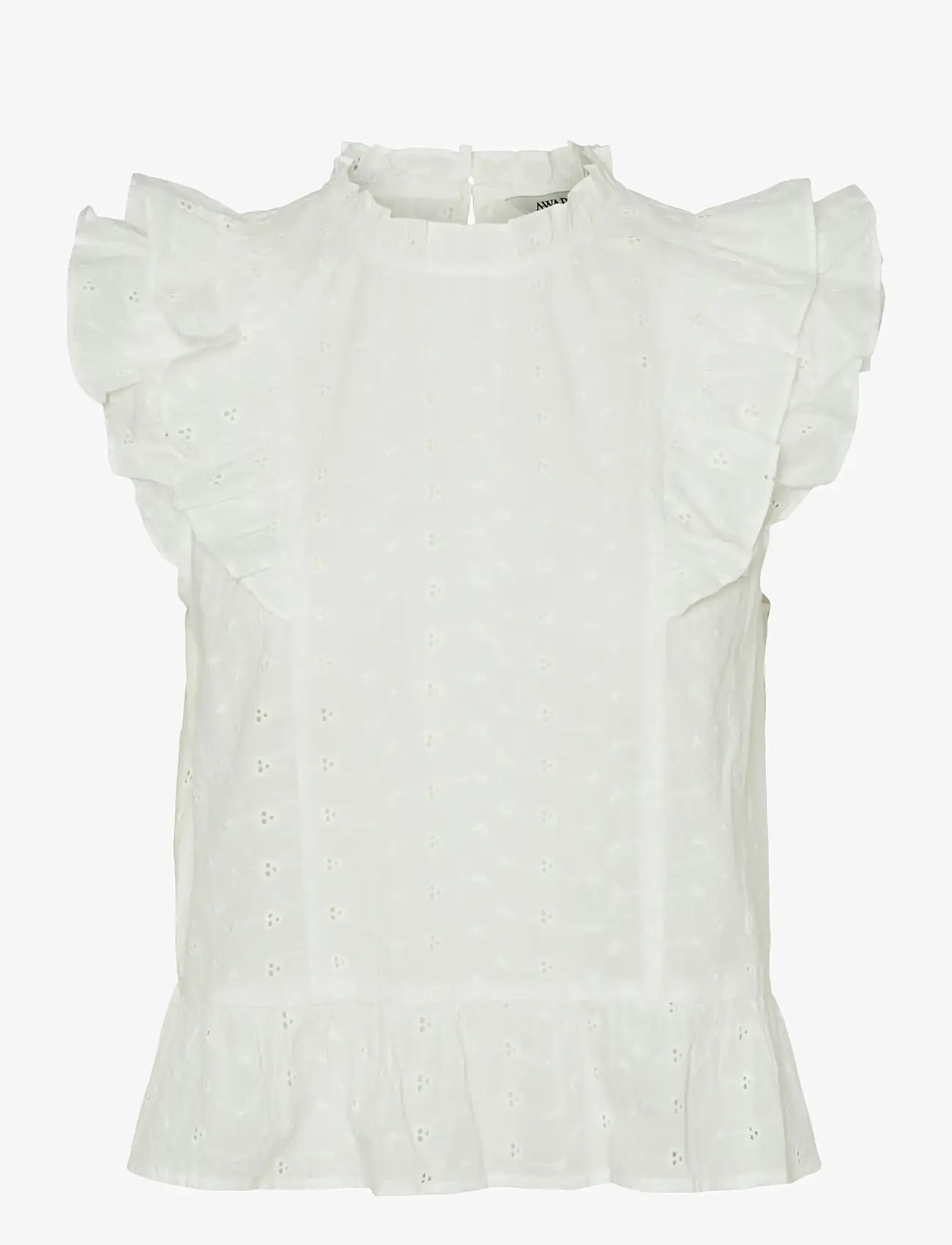 Vero Moda - VMKAMMY SL HIGH NECK TOP VMA - Ärmellose blusen - snow white - 1