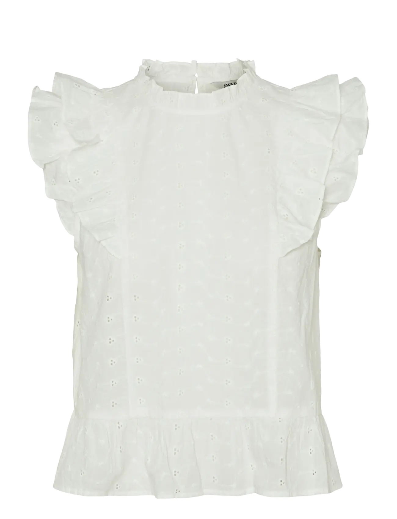 Vero Moda VMKAMMY SL HIGH NECK TOP VMA - Vero Moda - SNOW WHITE / white