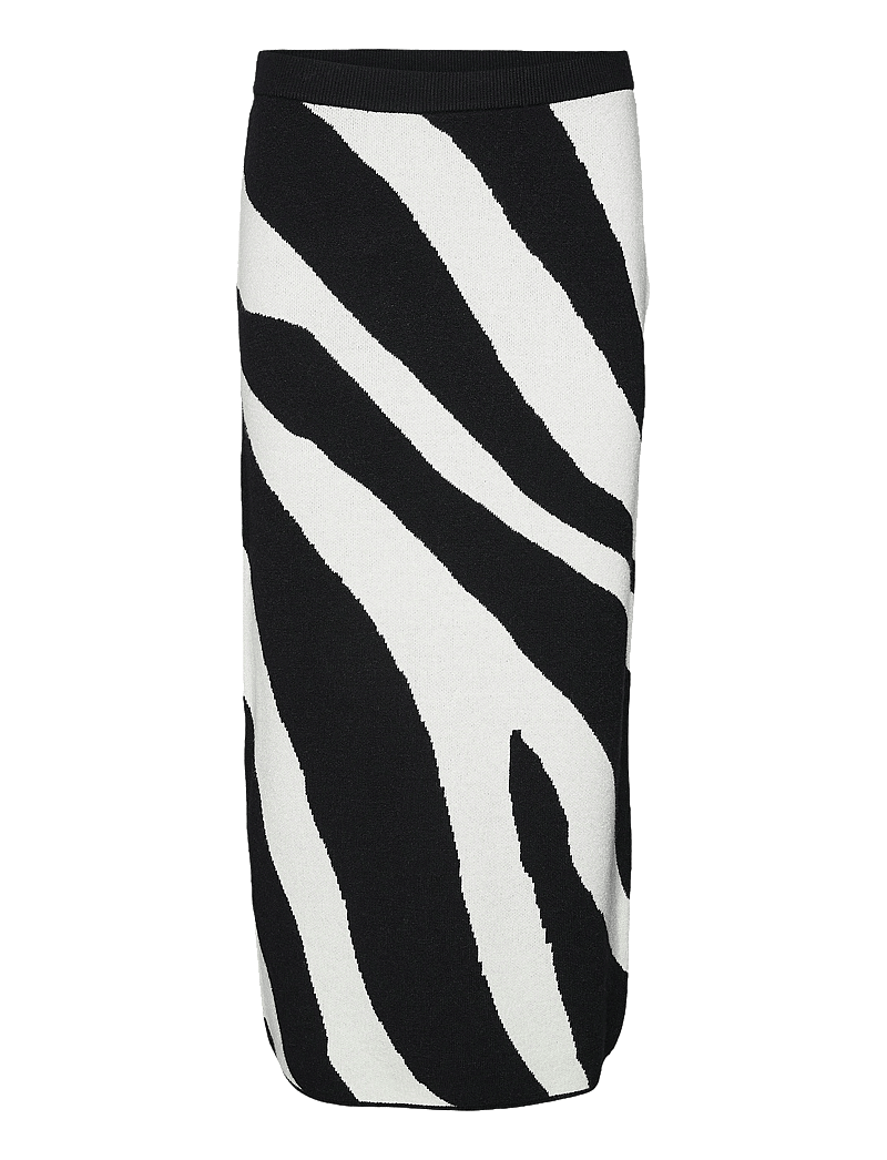 Vero Moda - VMNANCY NW 7/8 SKIRT BOO - strickröcke - black - 1