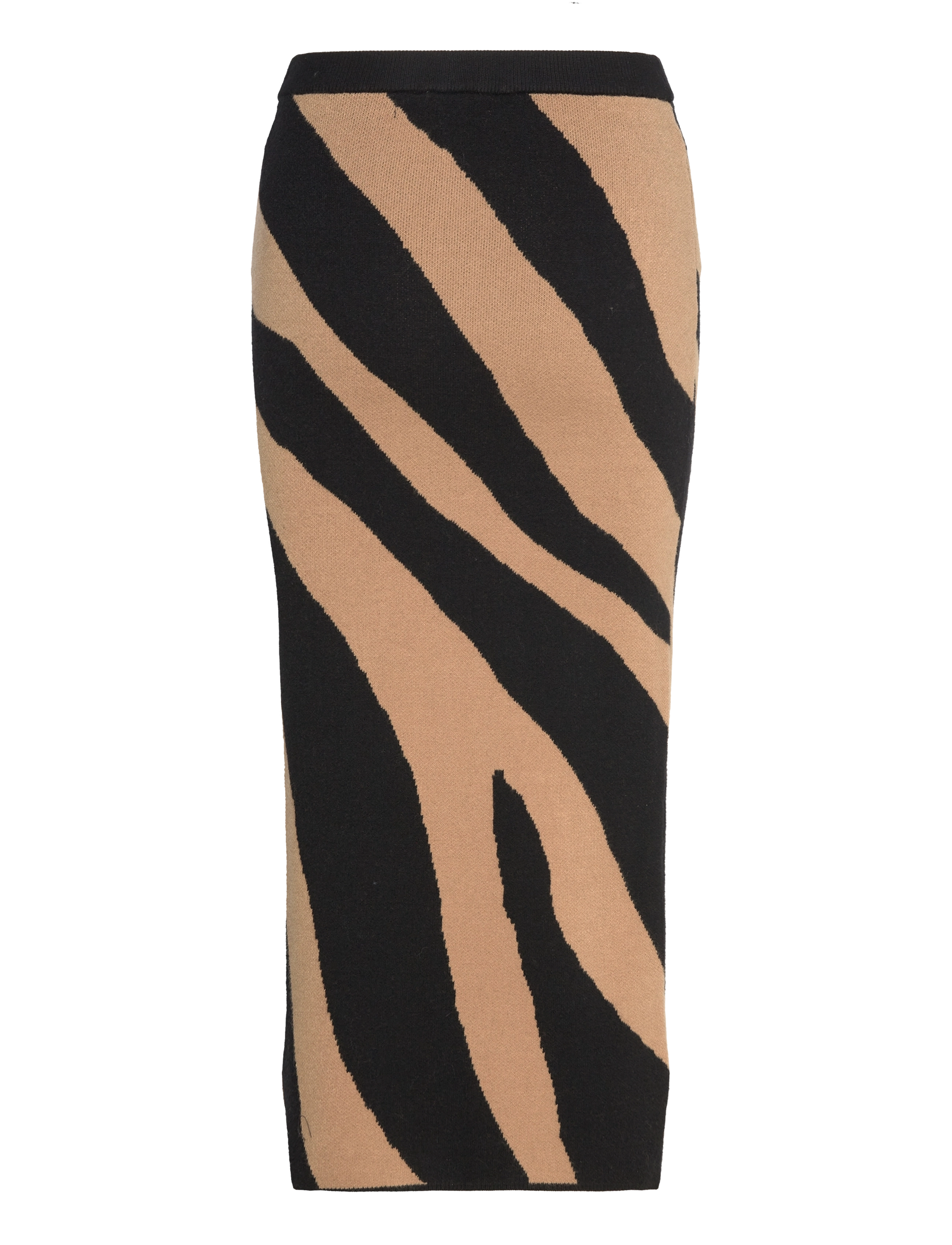 Vero Moda - VMNANCY NW 7/8 SKIRT BOO - strikkede nederdele - black - 2