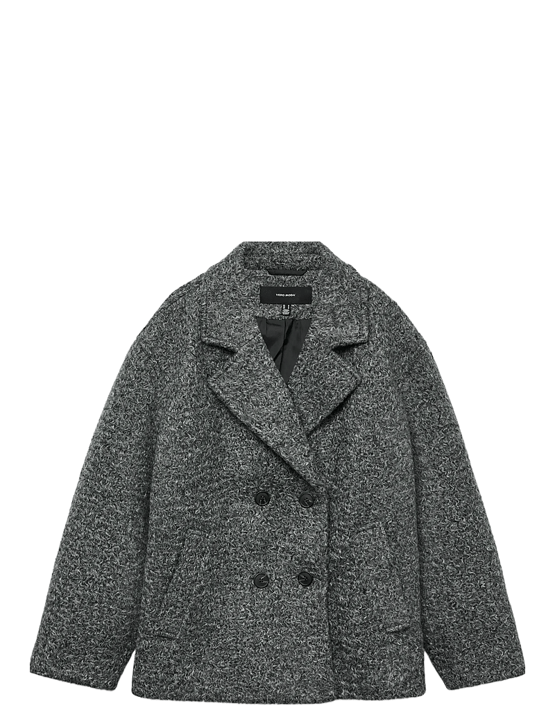 Vero Moda - VMELITEBELLA JACKET BOO - winterjacken - dark grey melange - 1