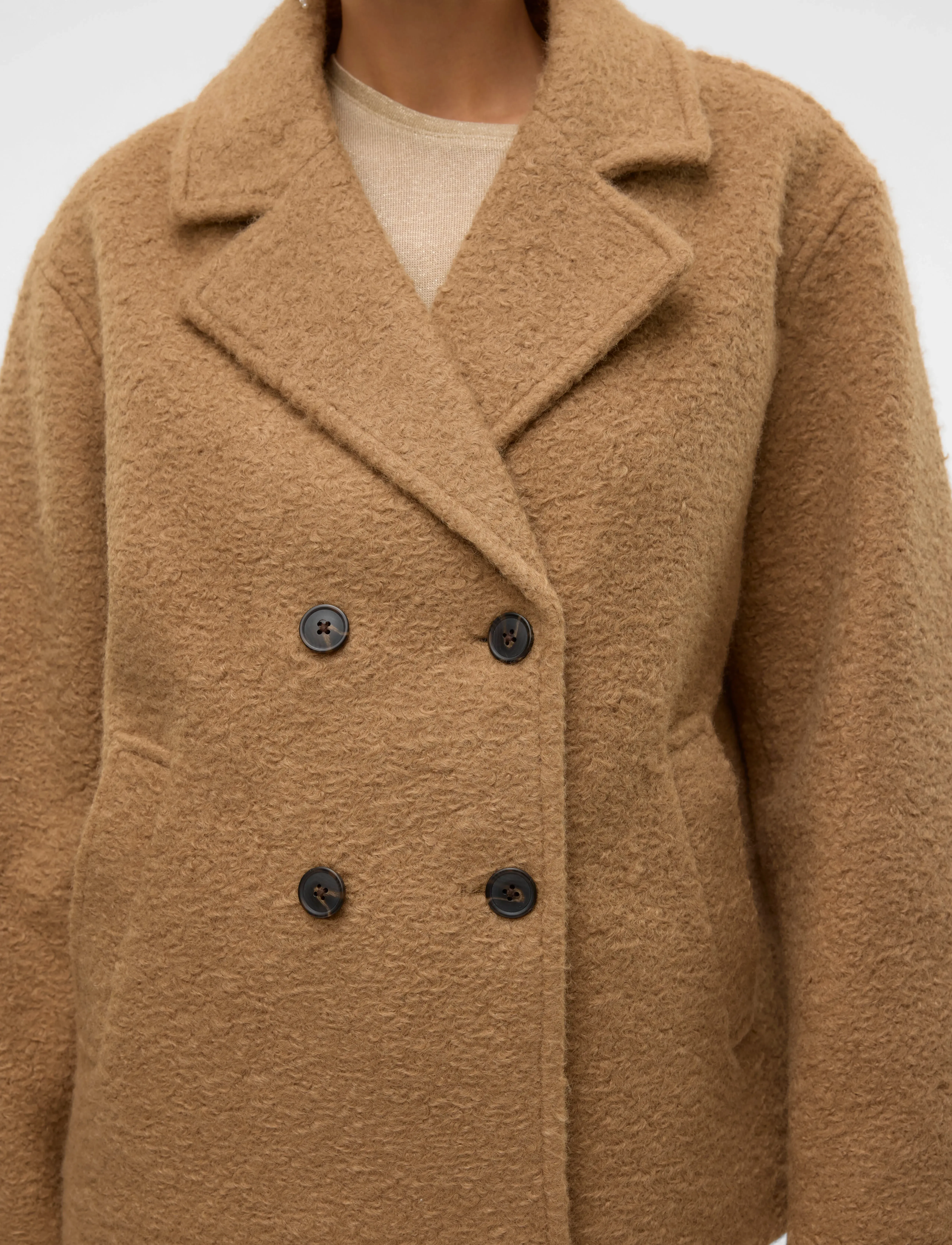 Vero Moda - VMELITEBELLA JACKET BOO - overtøj - tigers eye - 4