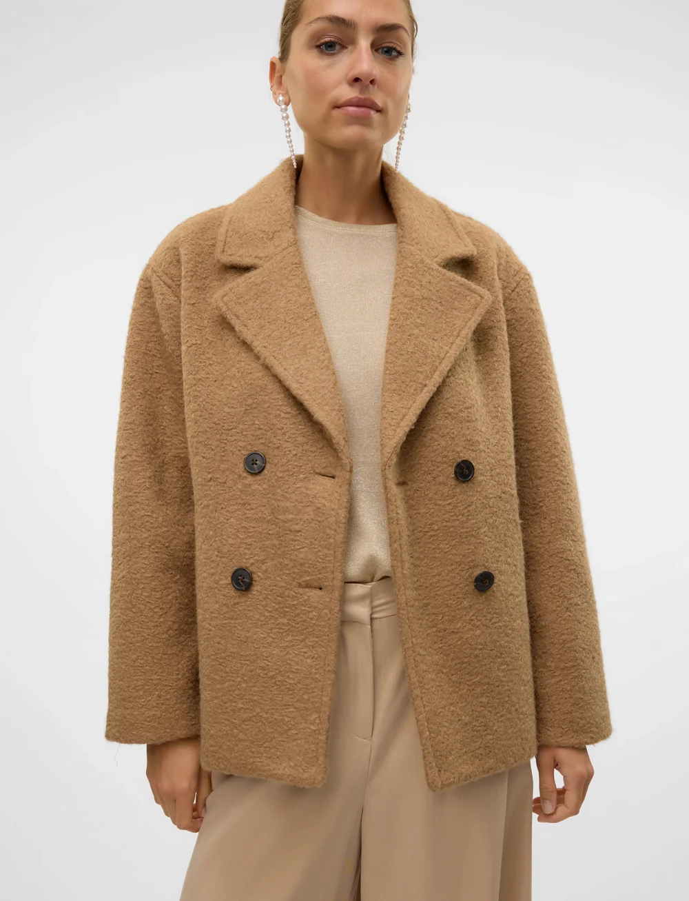 Vero Moda - VMELITEBELLA JACKET BOO - daunenjacken - tigers eye - 5