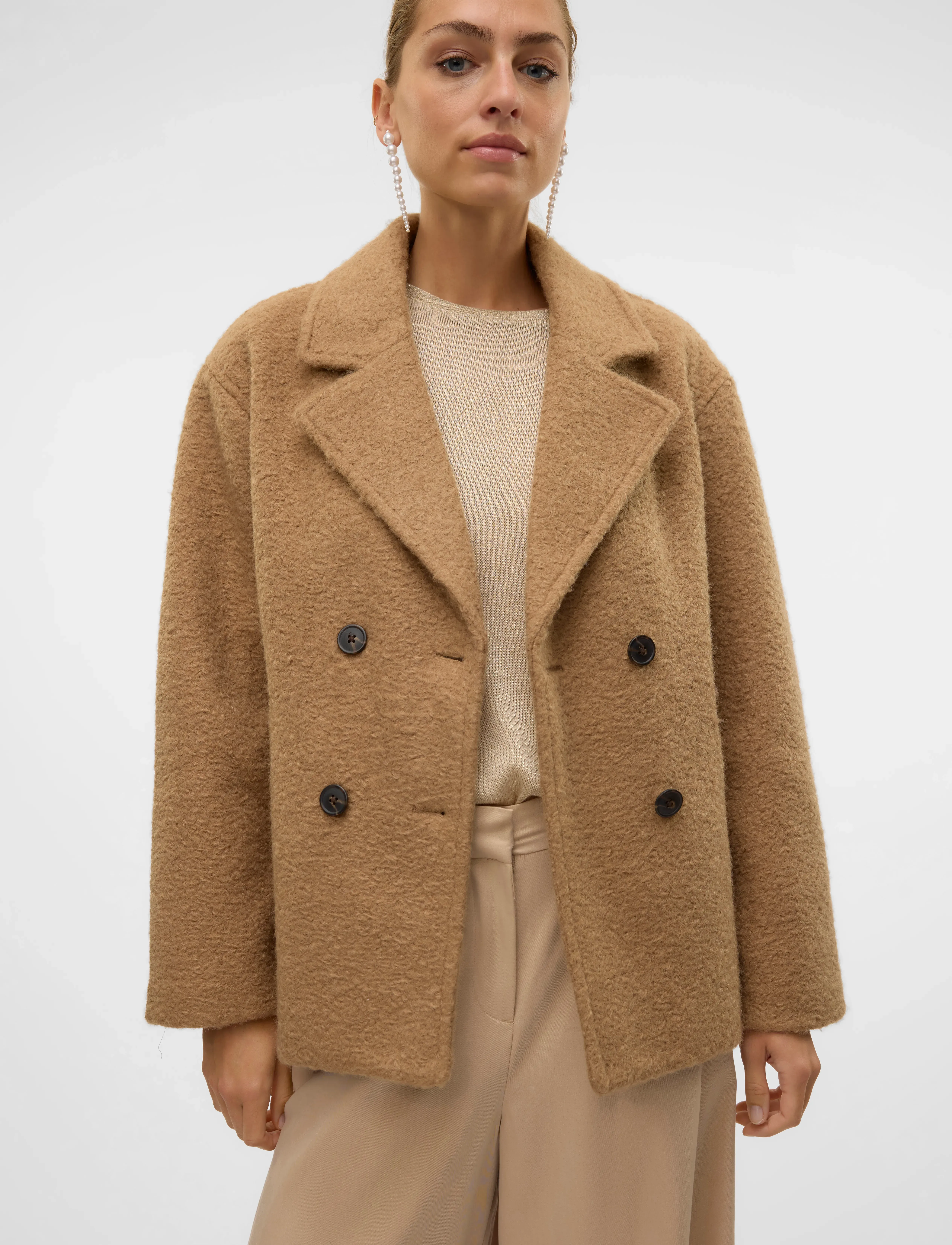 Vero Moda - VMELITEBELLA JACKET BOO - overtøj - tigers eye - 5