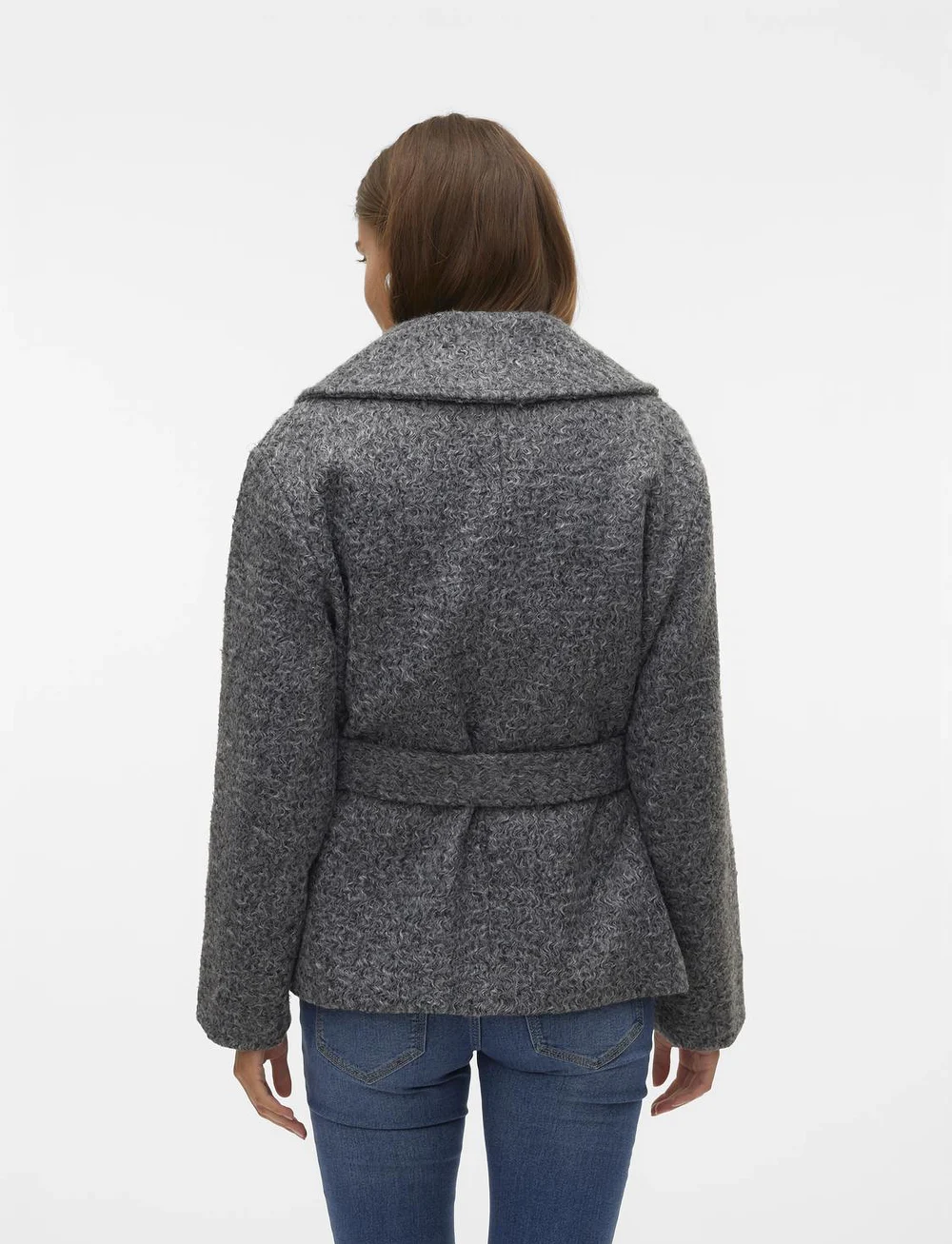 Vero Moda - VMELITEBERGEN JACKET BOO - jackor - dark grey melange - 2