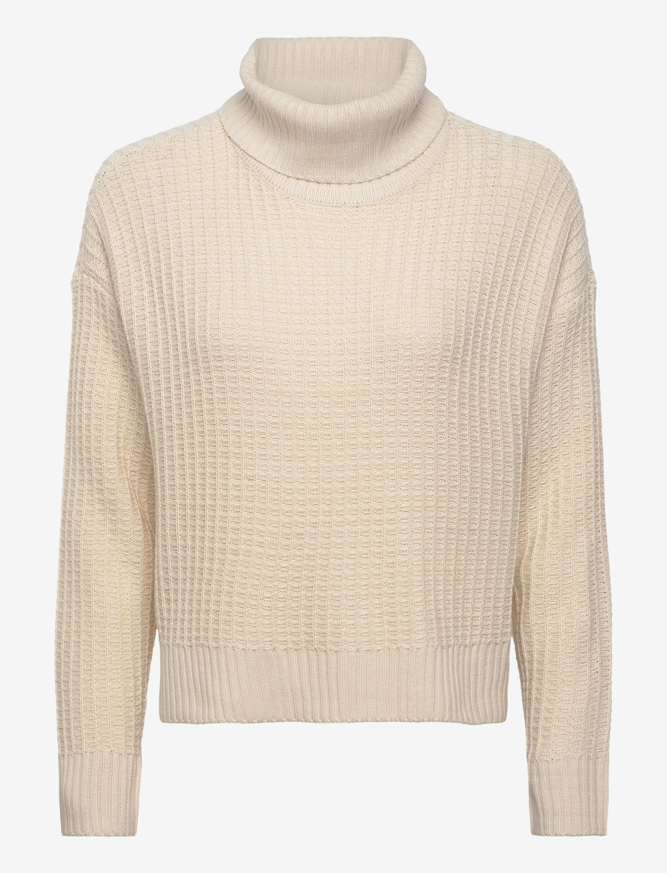 Vero Moda - VMOMEGA LS ROLLNECK PULLOVER BOO - efterårstøj - birch - 0