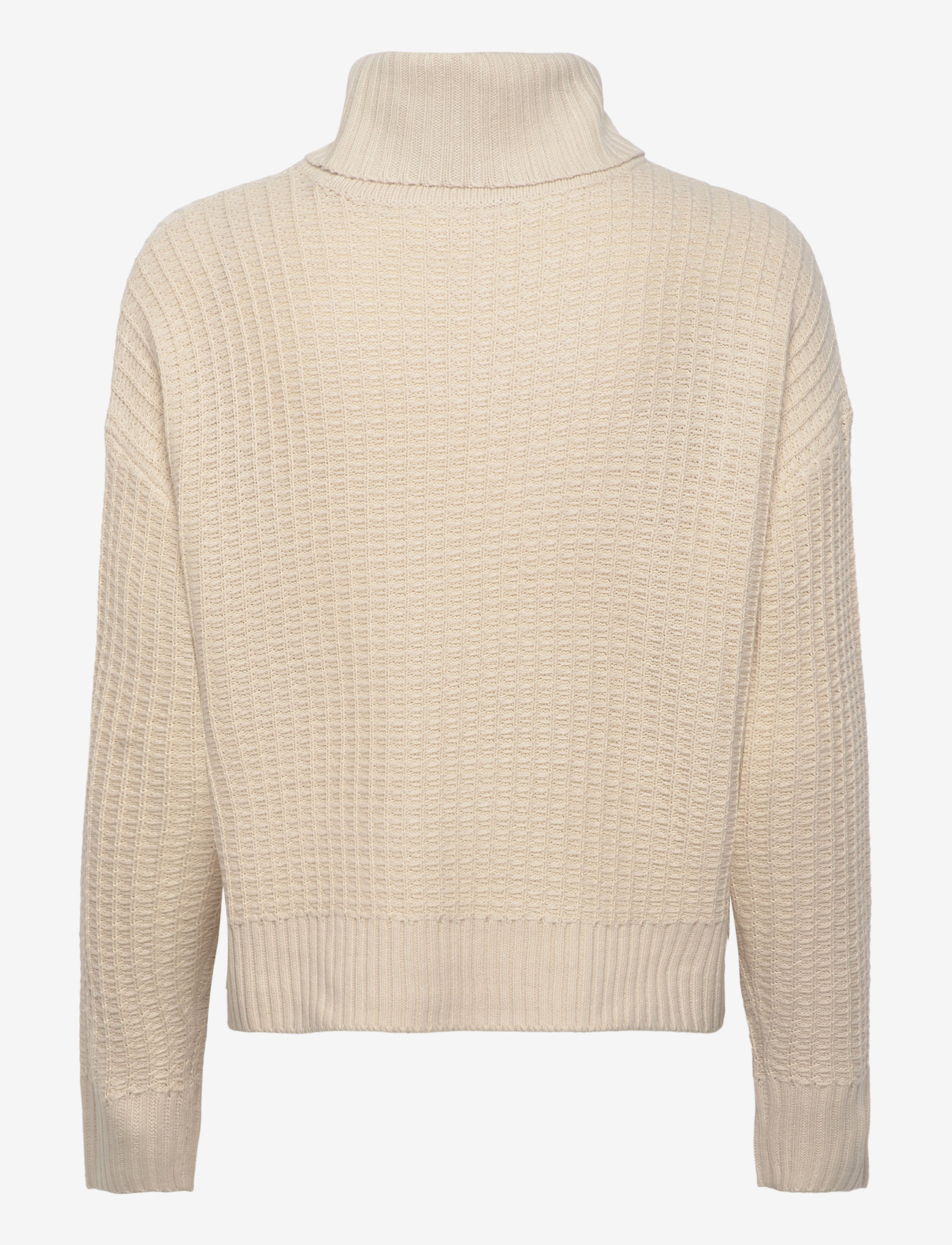 Vero Moda - VMOMEGA LS ROLLNECK PULLOVER BOO - efterårstøj - birch - 1