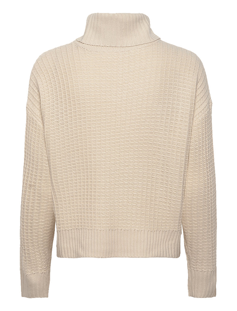 Vero Moda - VMOMEGA LS ROLLNECK PULLOVER BOO - polotröjor - birch - 1