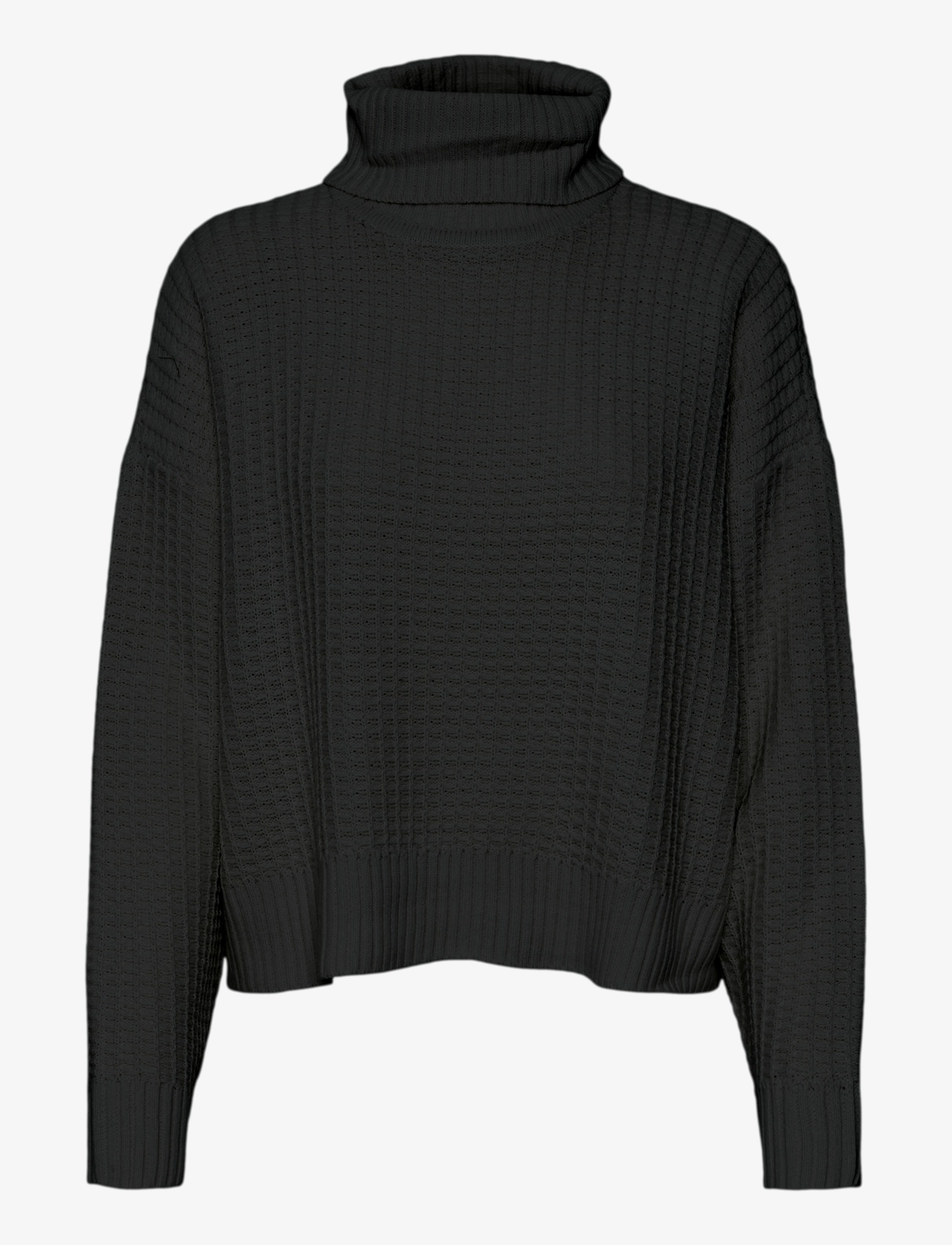 Vero Moda - VMOMEGA LS ROLLNECK PULLOVER BOO - black - 1