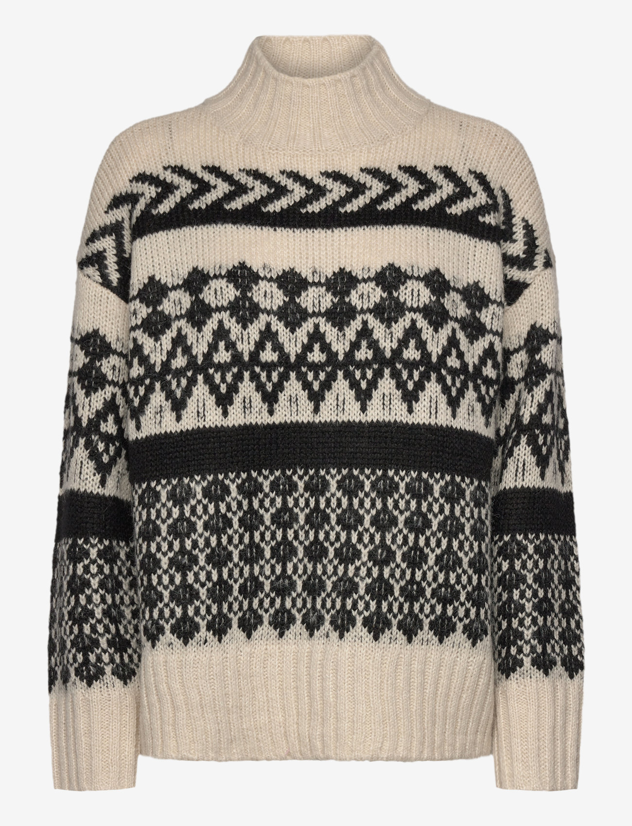 Vero Moda - VMAMPLE LS HIGHNECK PULLOVER GA BOO - sügisesed riided - birch - 0