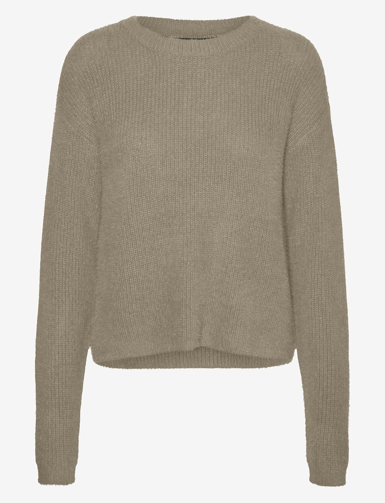 Vero Moda - VMPUFF LS O-NECK PULLOVER BOO - sügisesed riided - silver mink - 0