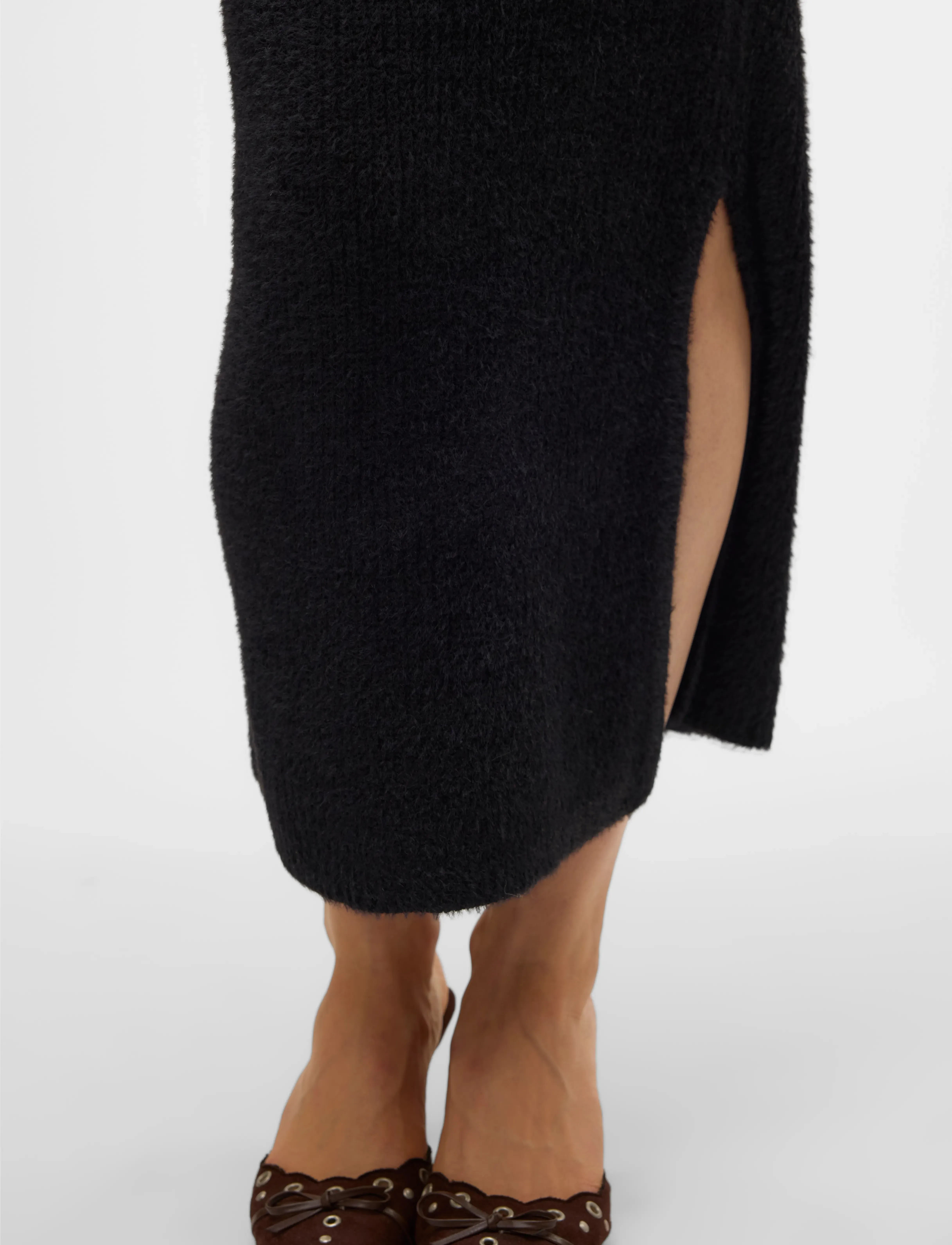 Vero Moda - VMPUFF NW CALF PENCIL SKIRT BOO - strickröcke - black - 3