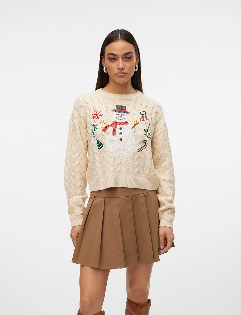 Vero Moda Vmsnowman Cable Ls Short Pullover Xmas (VM10311178