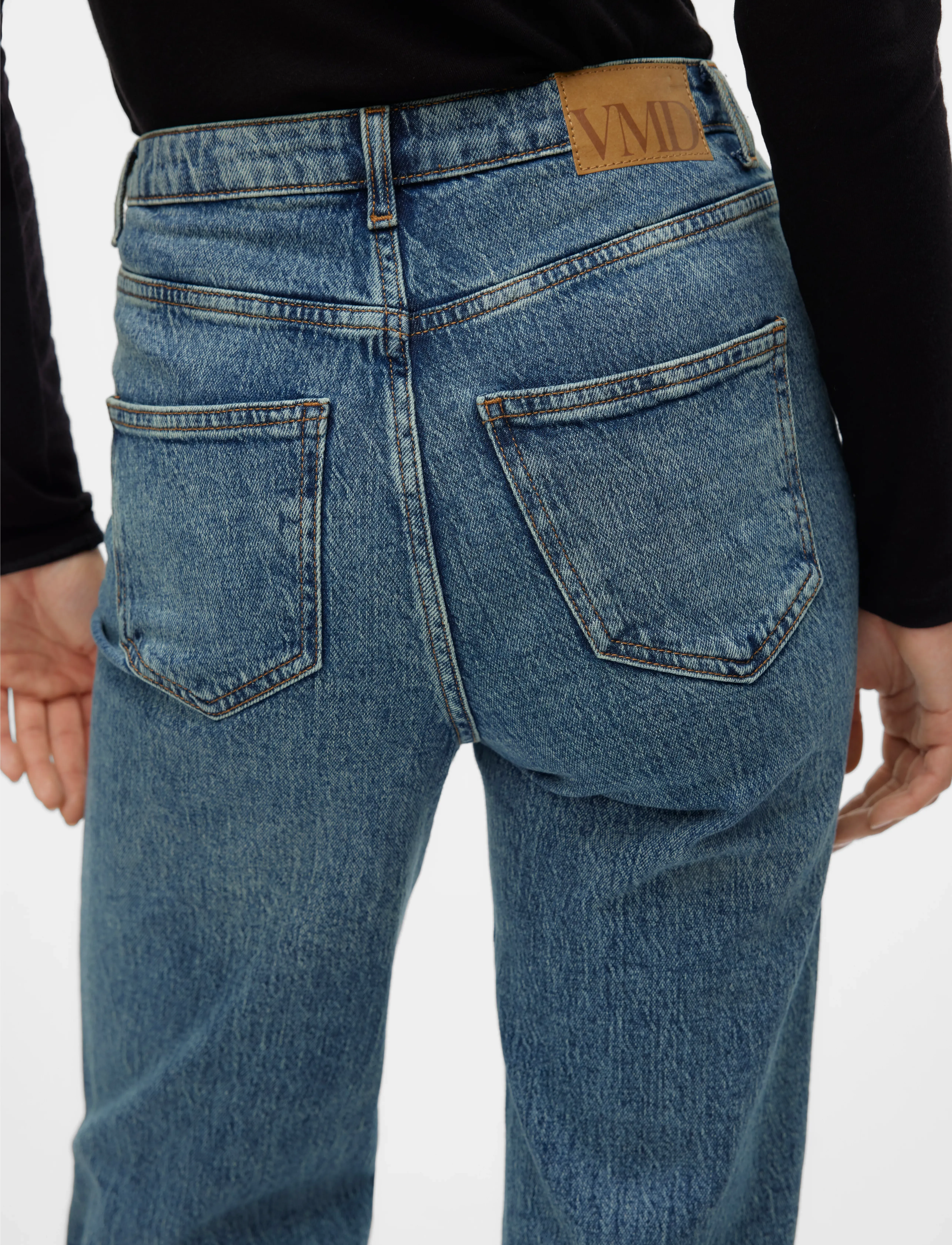 Vero Moda - VMTESSA HR WIDE JEANS RA394 GA NOOS - hosen mit weitem bein - medium blue denim - 5