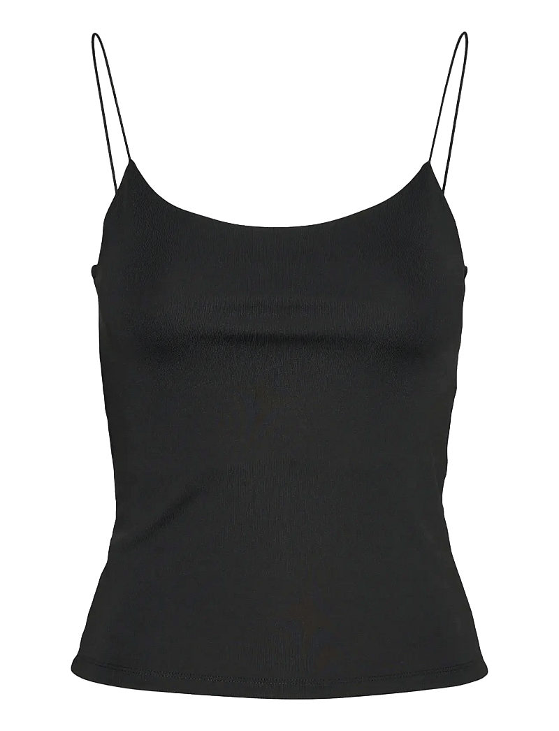 Vero Moda - VMMILLION SHORT SINGLET TOP JRS NOOS - crop tops - black - 1