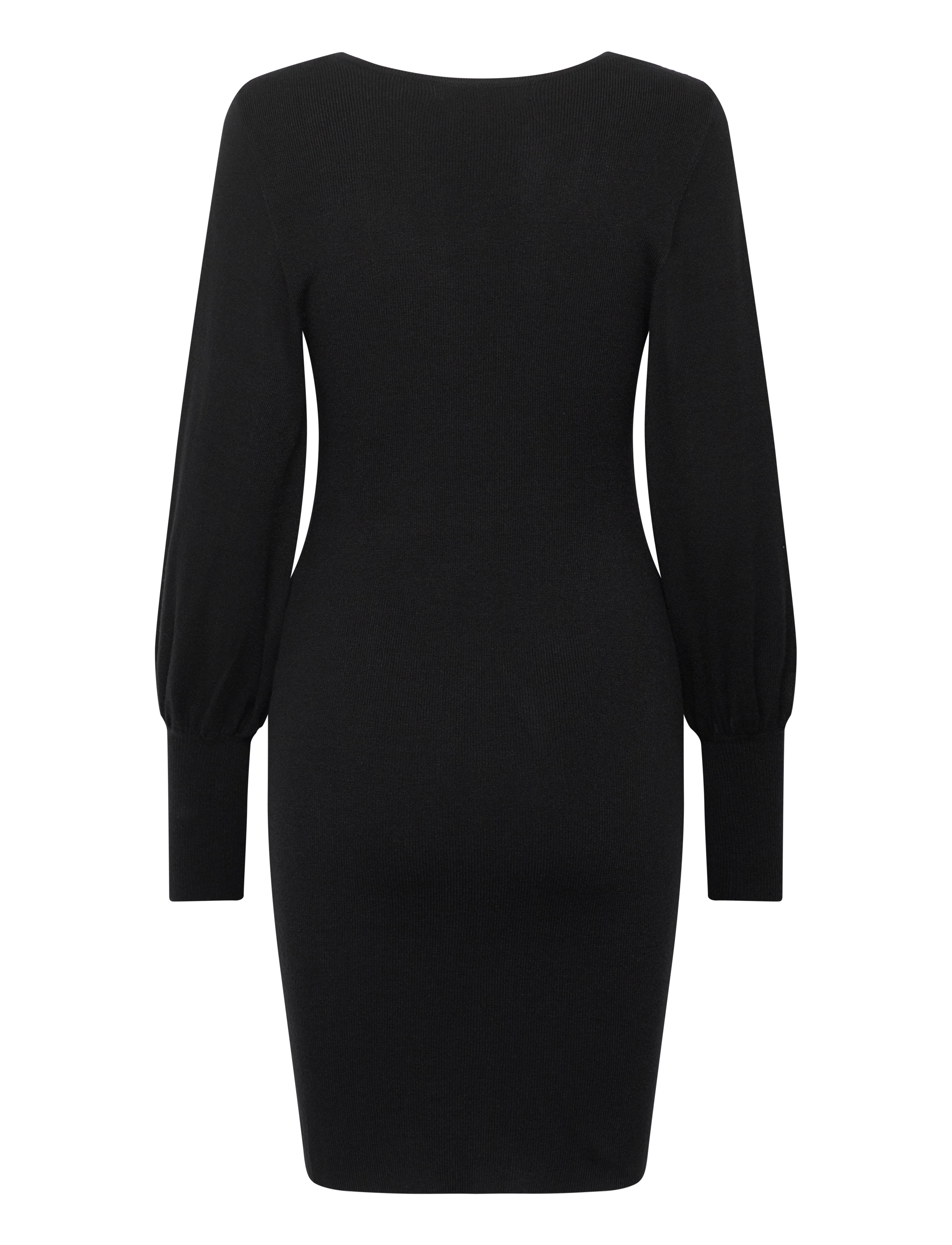 Vero Moda - VMHOLLYKARISPUFF LS V-NECK DRESS GA BOO - laveste priser - black - 2