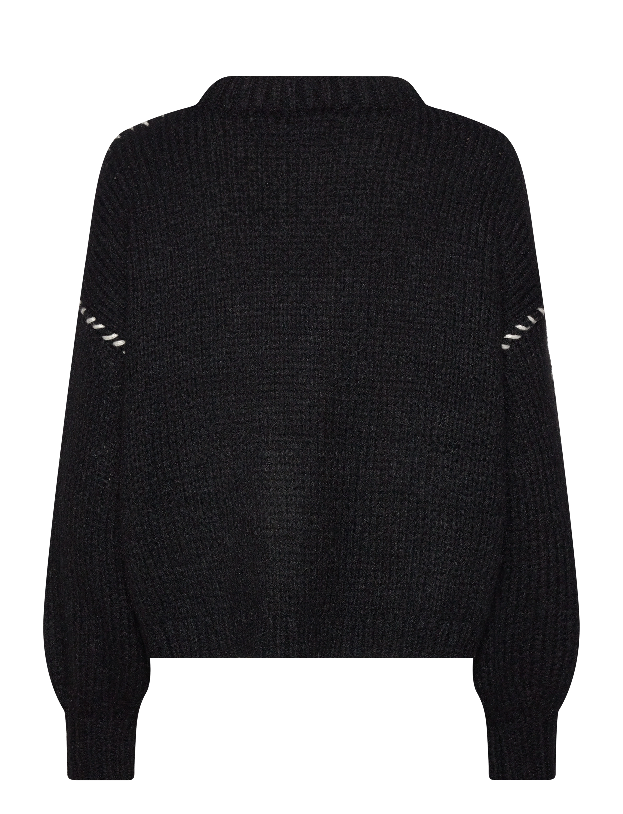 Vero Moda - VMFENG LS O-NECK PULLOVER GA BOO - laveste priser - black - 2