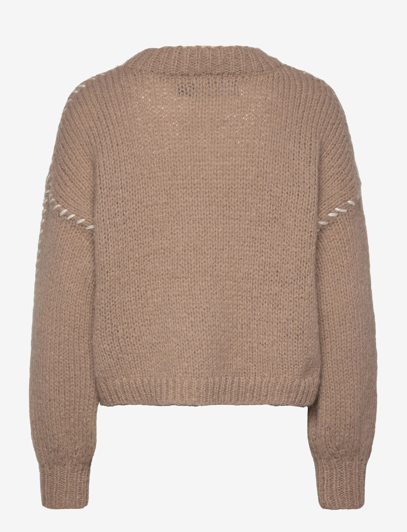 Vero Moda - VMFENG LS O-NECK PULLOVER GA BOO - efterårstøj - silver mink - 1