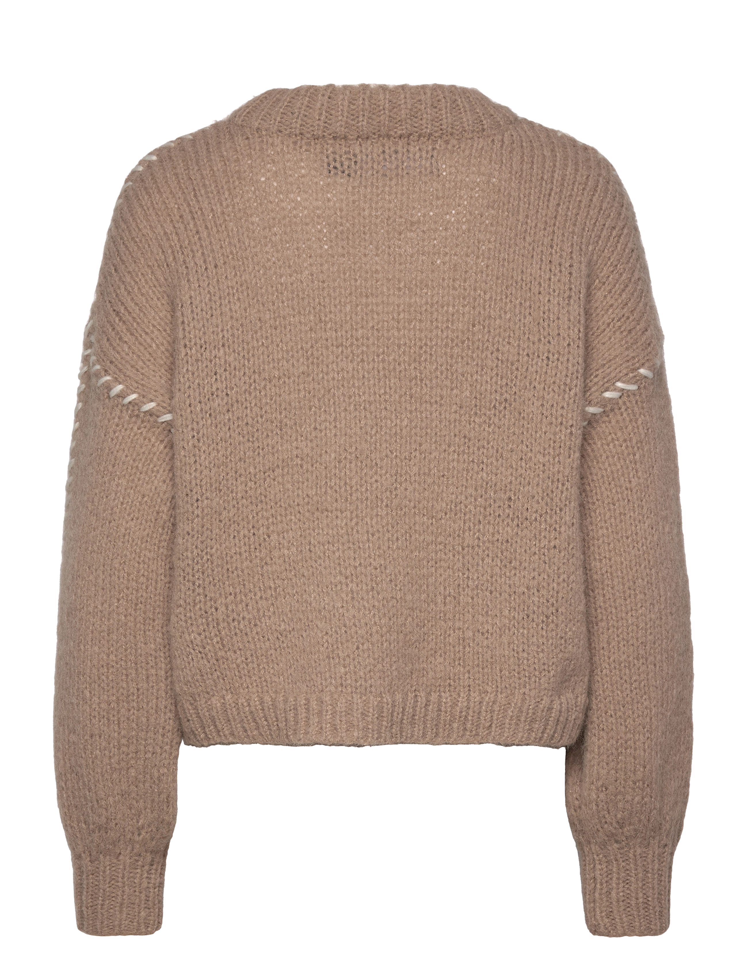 Vero Moda - VMFENG LS O-NECK PULLOVER GA BOO - neulepuserot - silver mink - 2