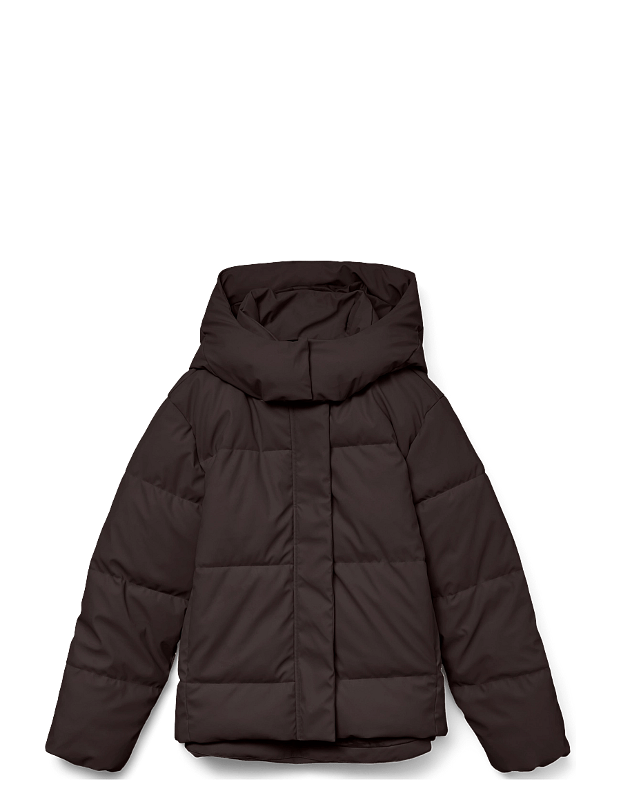 Vero Moda - VMGRETAKYLIE SHORT COATED JACKET NOOS - winterjacken - chocolate torte - 1