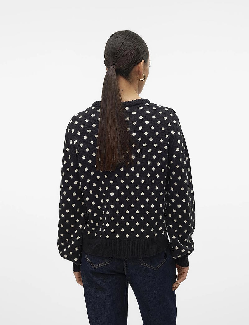 Vero Moda - VMSPARKLE ELFIE LS O-NECK PULL. XMAS - weihnachtspullover - black - 2