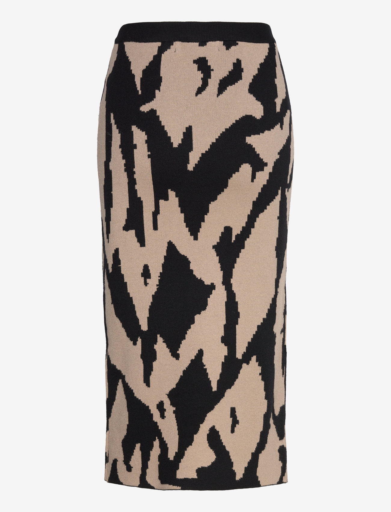 Vero Moda - VMGOLD NEW ART NW 7/8 SKIRT GA - midi-röcke - black - 1