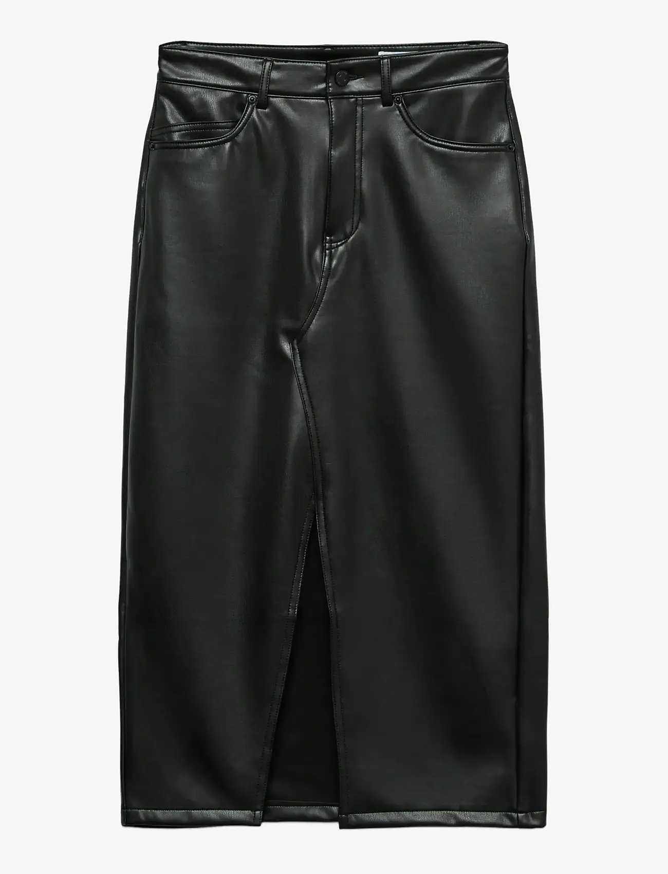 Vero Moda - VMVERI HR CALF PL SKIRT NOOS - midiseelikud - black - 1