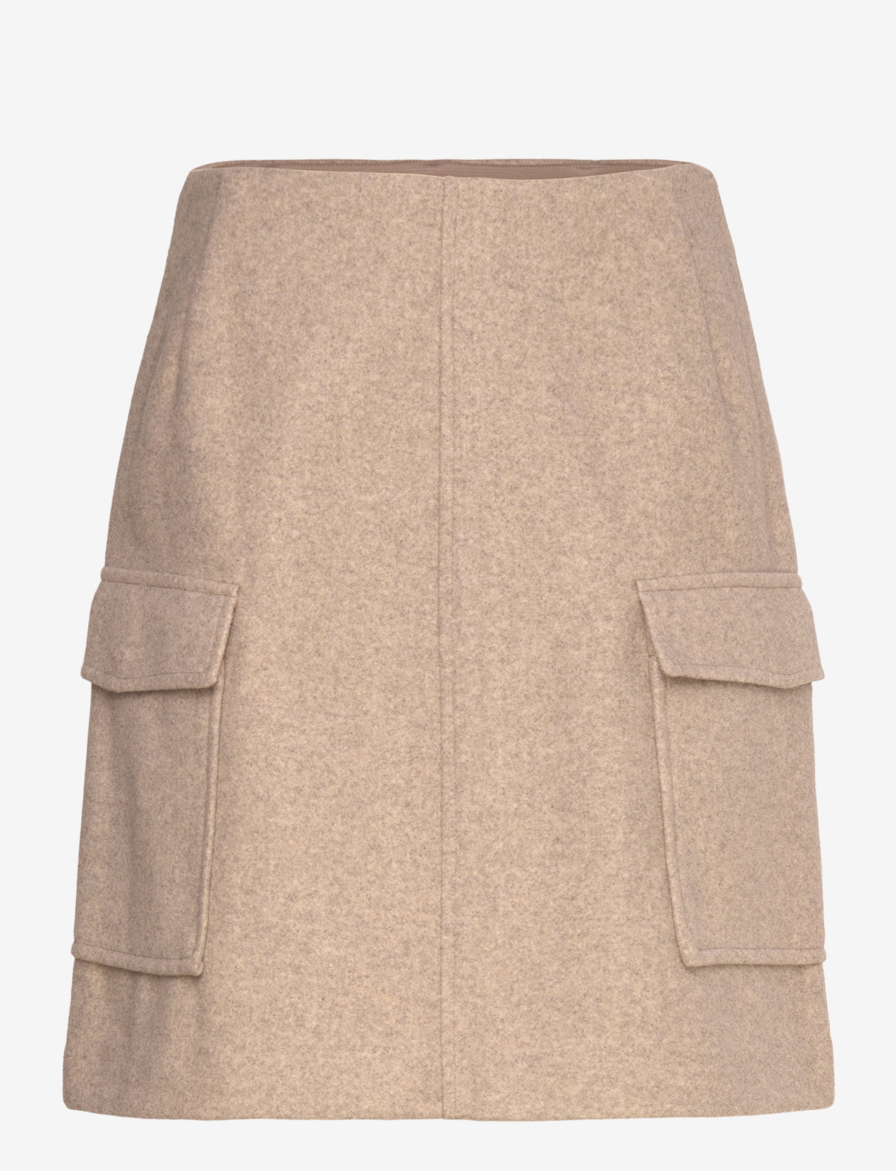 Vero Moda - VMFORTUNEEMMY HW SHORT SKIRT GA BOO - miniseelikud - silver mink - 0