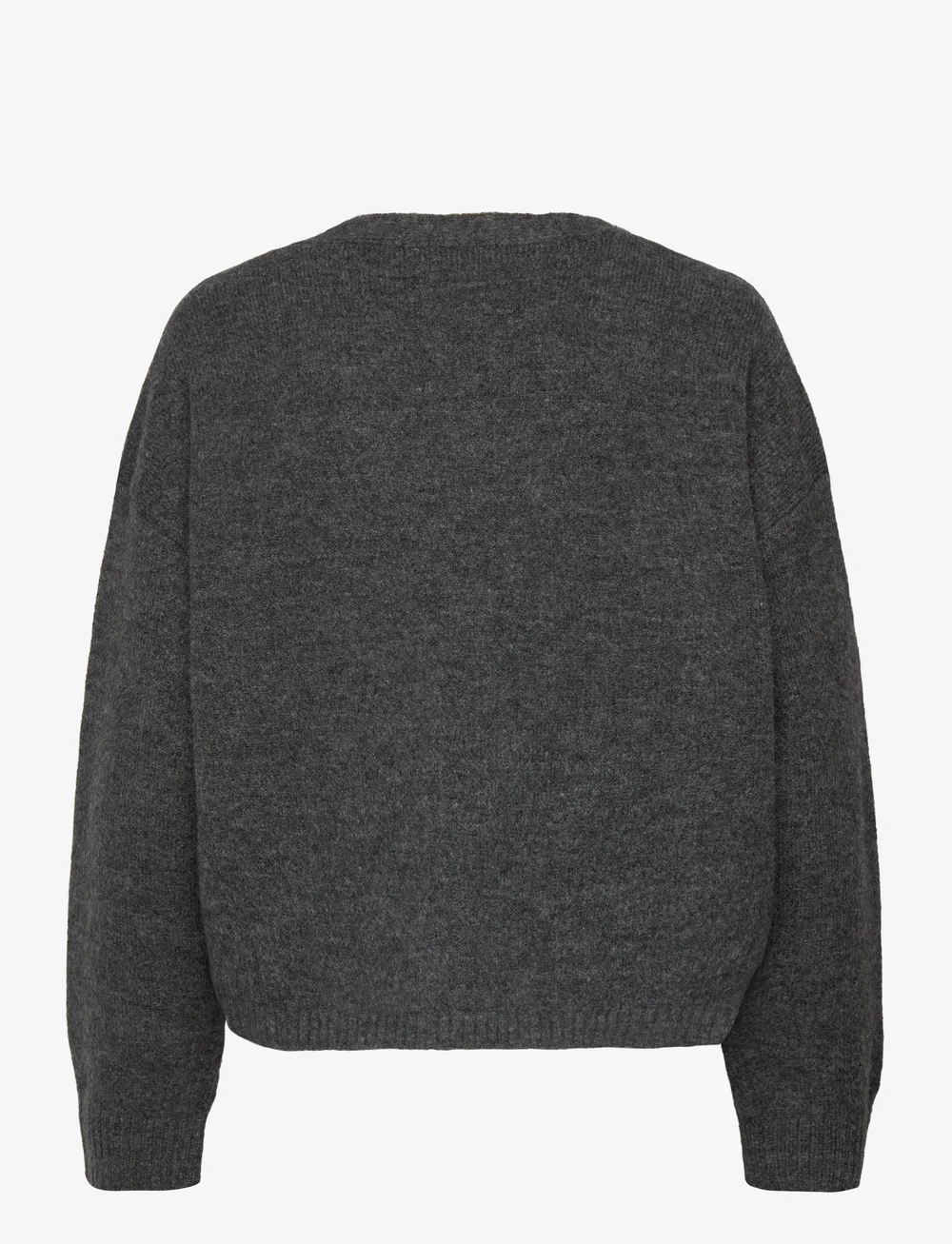 Vero Moda - AWGEMMA LS V-NECK KNIT CARDIGAN NOOS - kardiganai - dark grey melange - 2