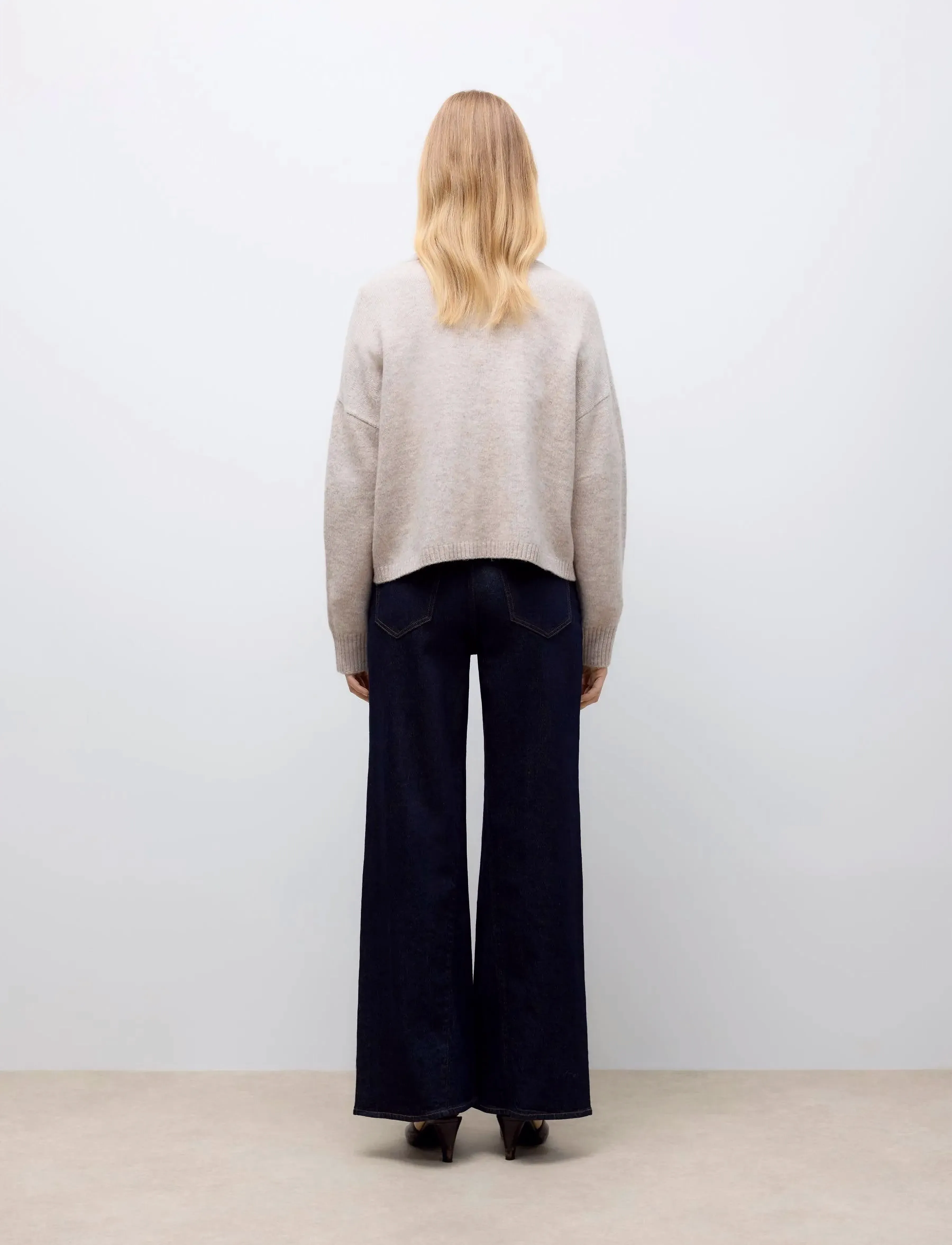 Vero Moda - AWGEMMA LS V-NECK KNIT CARDIGAN NOOS - strickjacken - plaza taupe - 4
