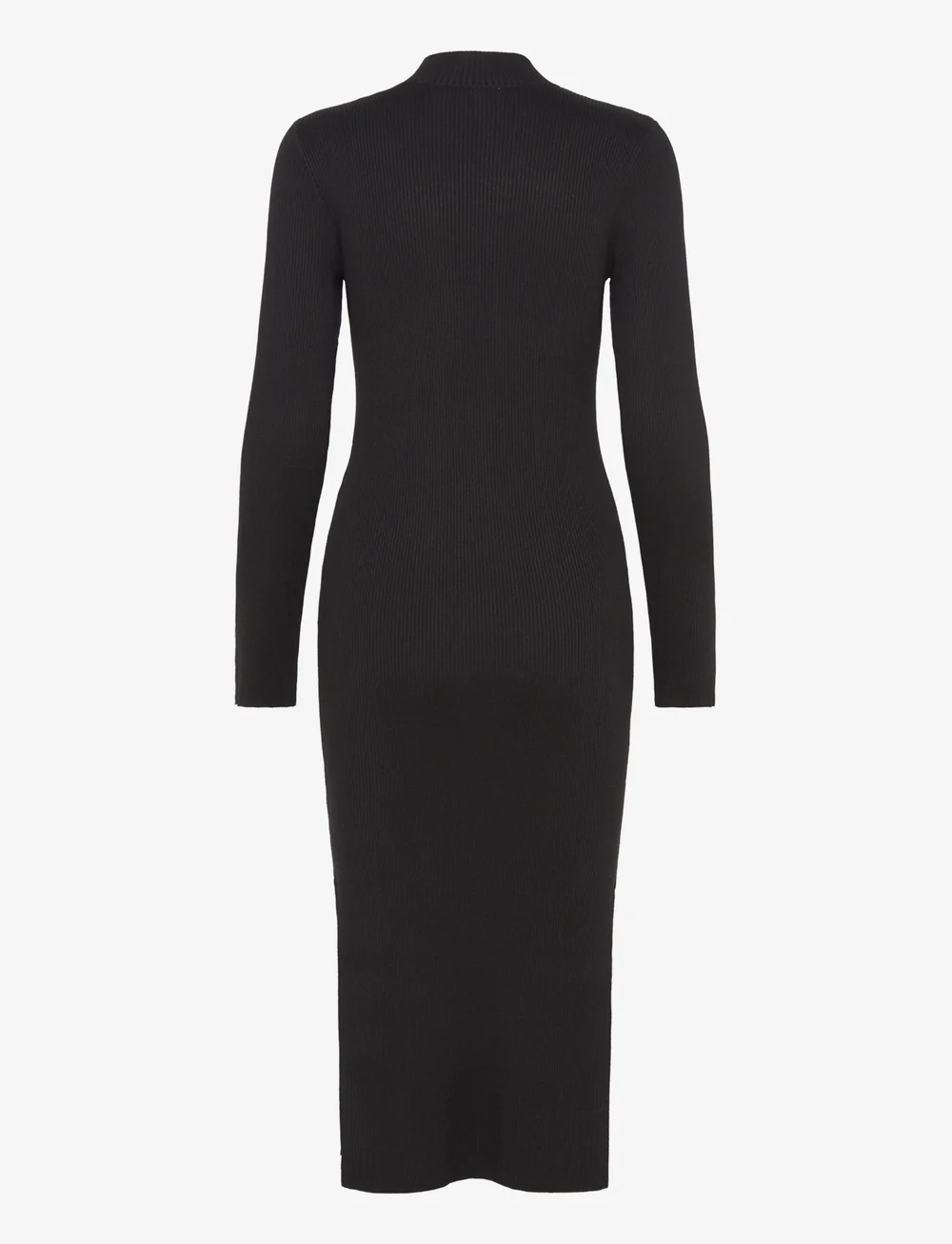 Vero Moda - VMLYNZI LS CALF KNIT DRESS VMA NOOS - strikkjoler - black - 4