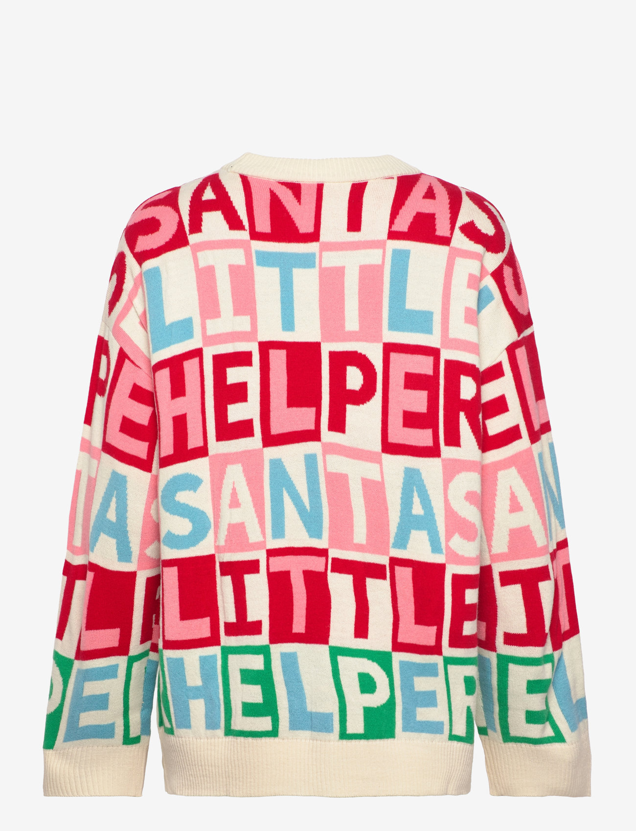 Vero Moda - VMHELPER LS O-NECK OVERSIZE PULL. XMAS - efterårstøj - birch - 1