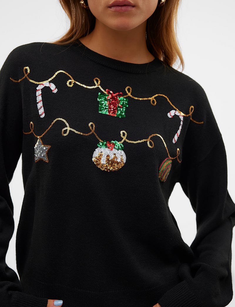 Vero Moda Vmnewgarland Ls O-neck Xmas – knitwear – shop at