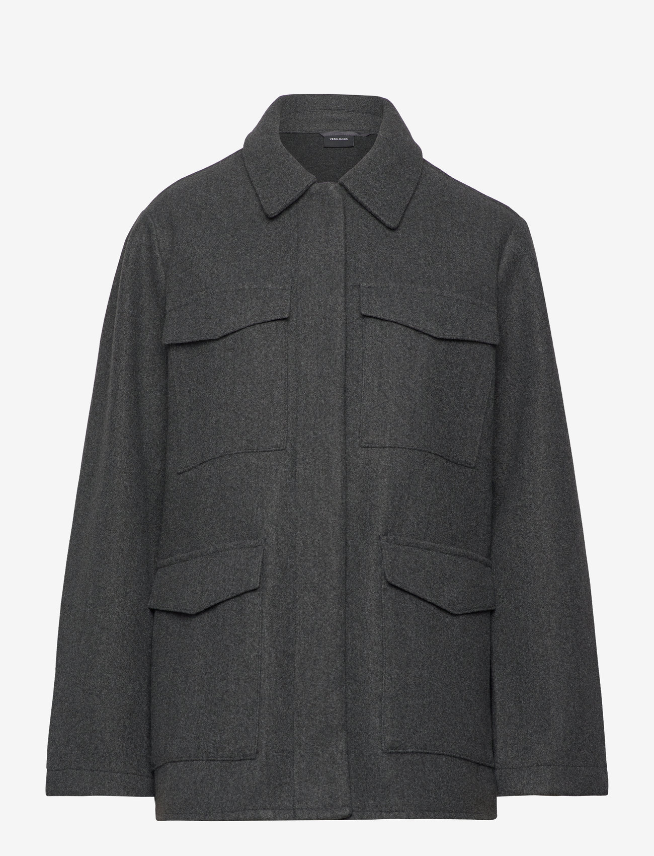 Vero Moda - VMPOPSUSAN JACKET GA - herbstjacken - dark grey melange - 2