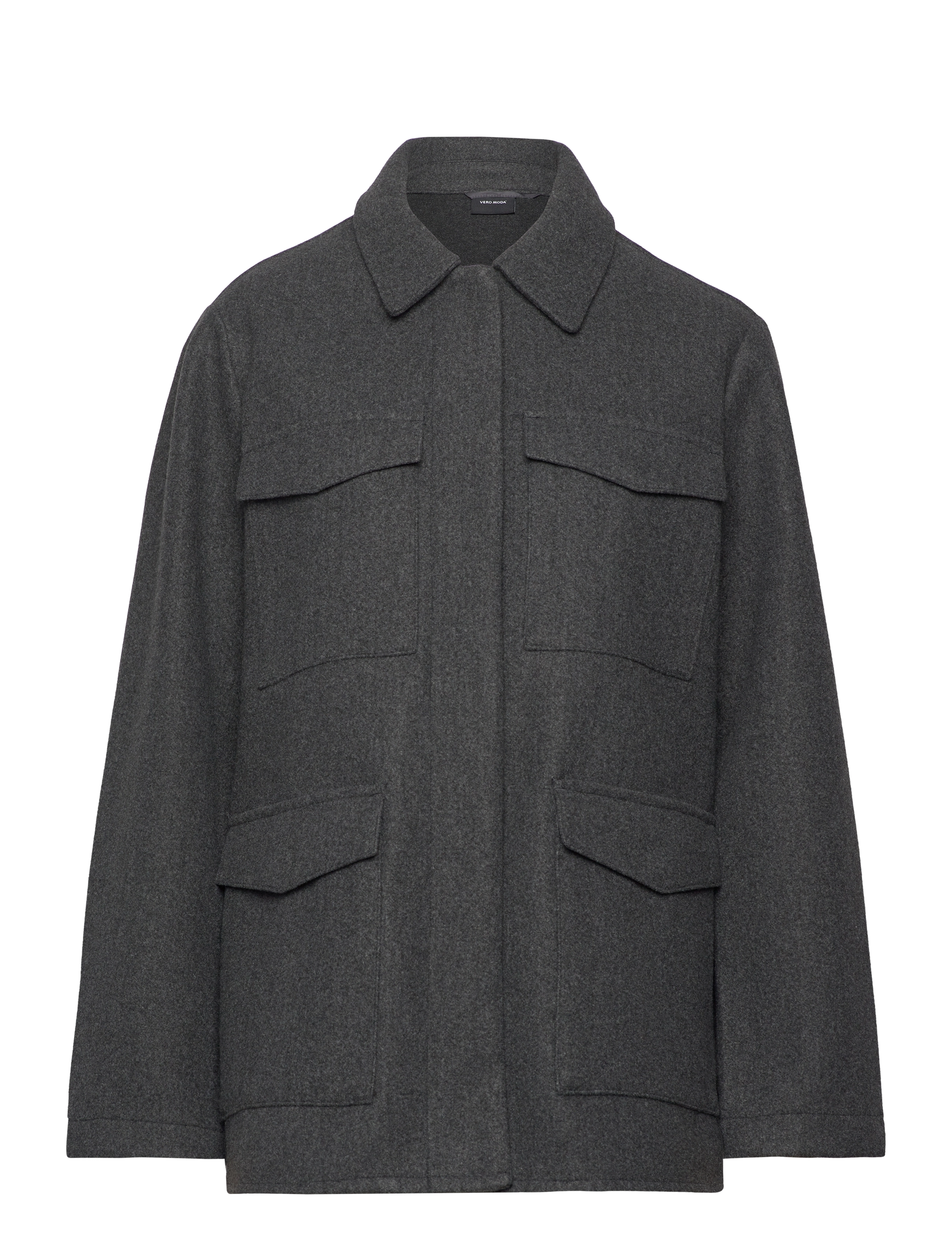 Vero Moda - VMPOPSUSAN JACKET GA - winterjacken - dark grey melange - 2