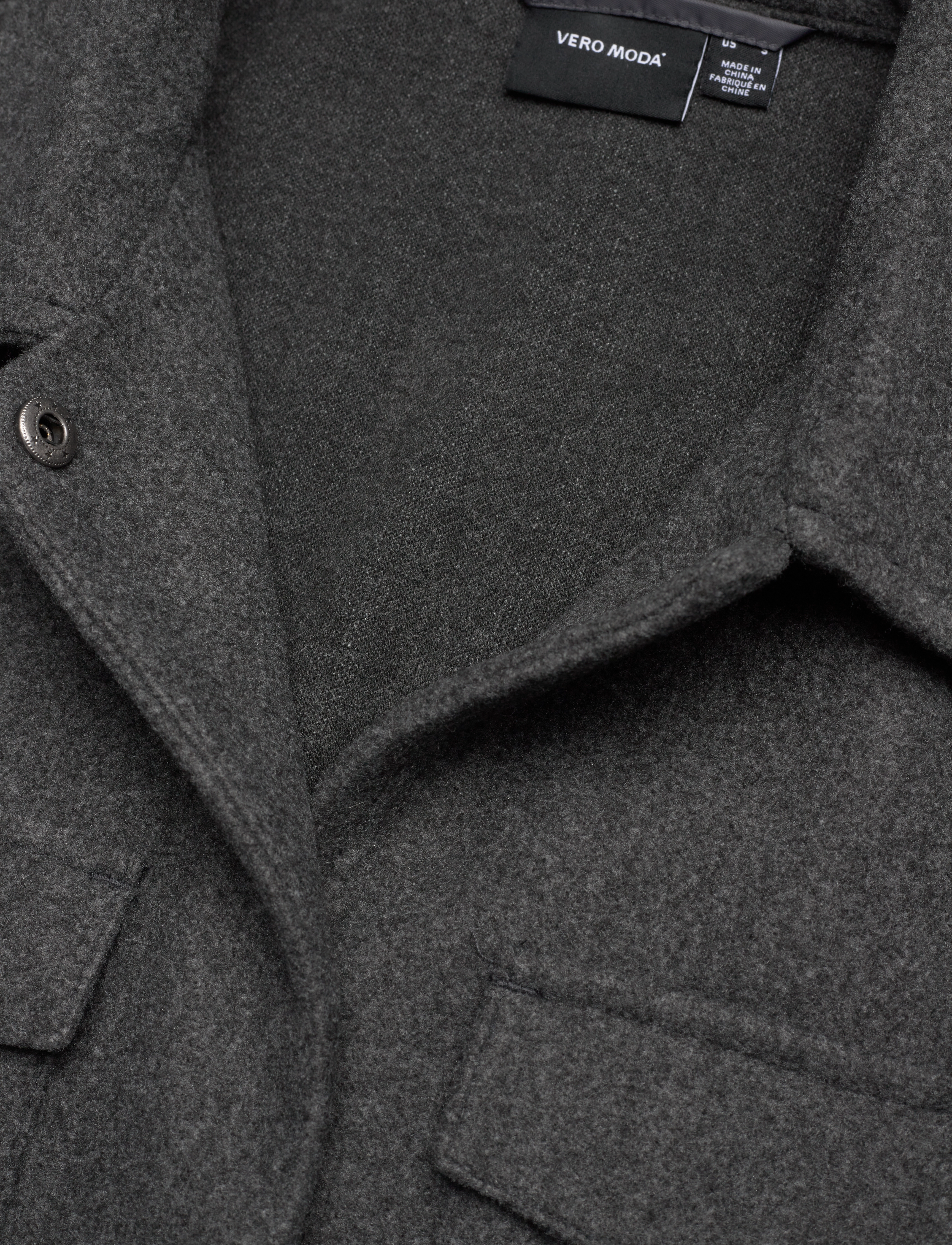 Vero Moda - VMPOPSUSAN JACKET GA - winterjacken - dark grey melange - 3