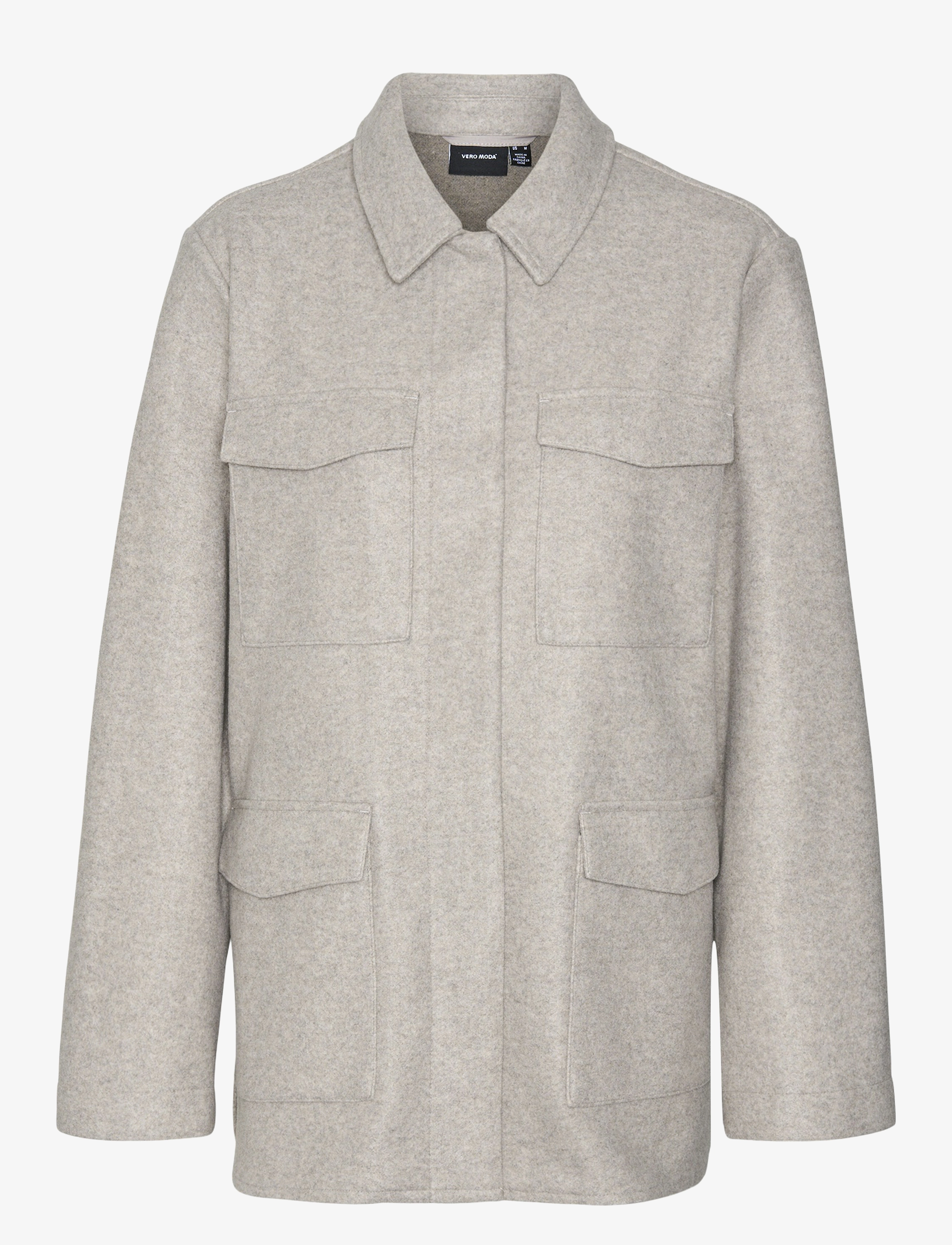 Vero Moda - VMPOPSUSAN JACKET GA - ytterkläder - silver mink - 2