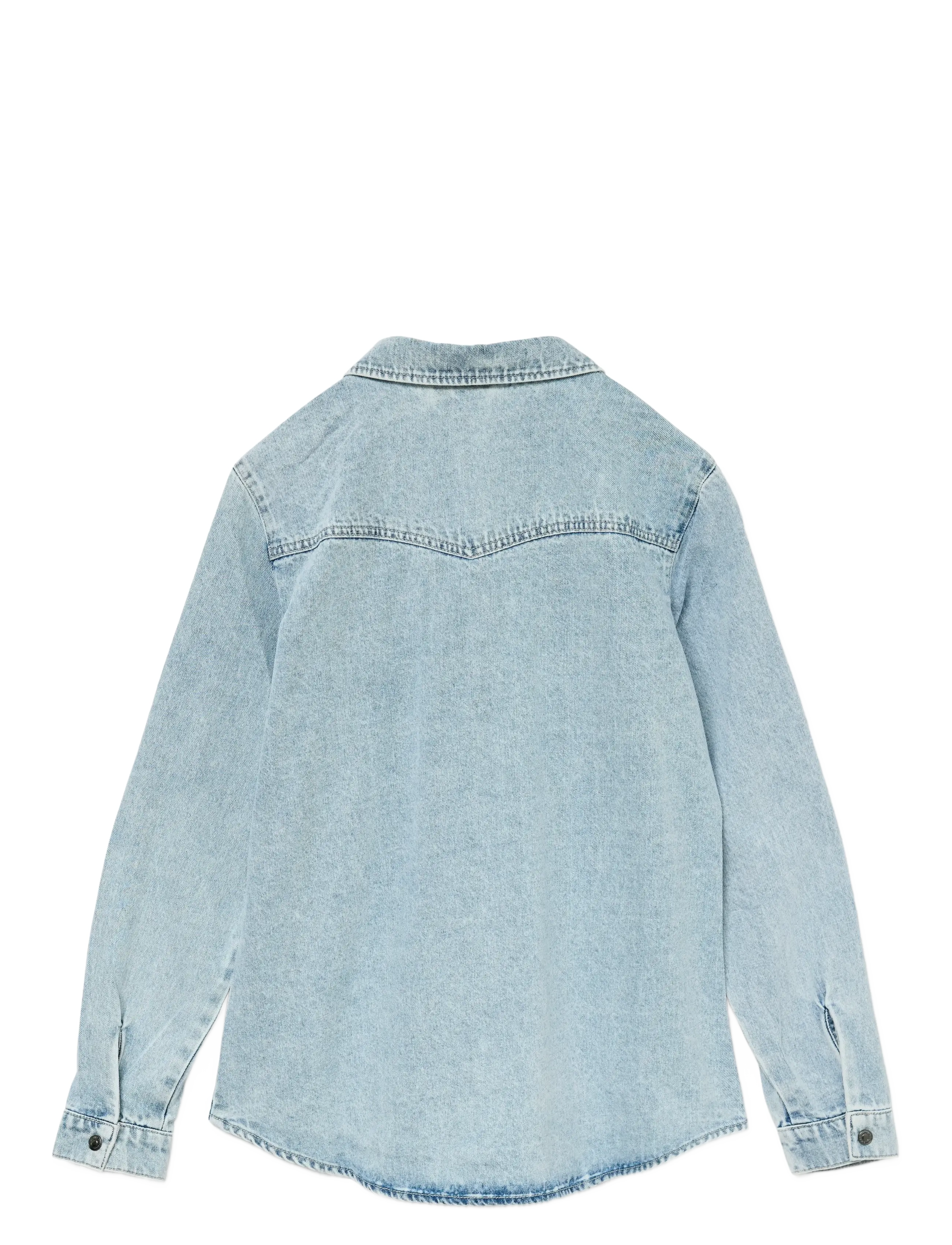 Vero Moda - VMJENNIE LS DENIM SHIRT MIX GA NOOS - gallaskyrtur - light blue denim - 2