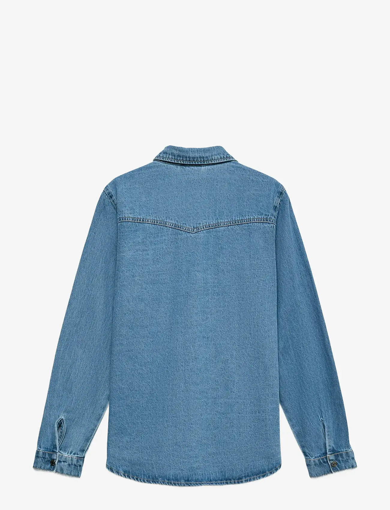 Vero Moda - VMJENNIE LS DENIM SHIRT MIX GA NOOS - denimskjorter - medium blue denim - 2