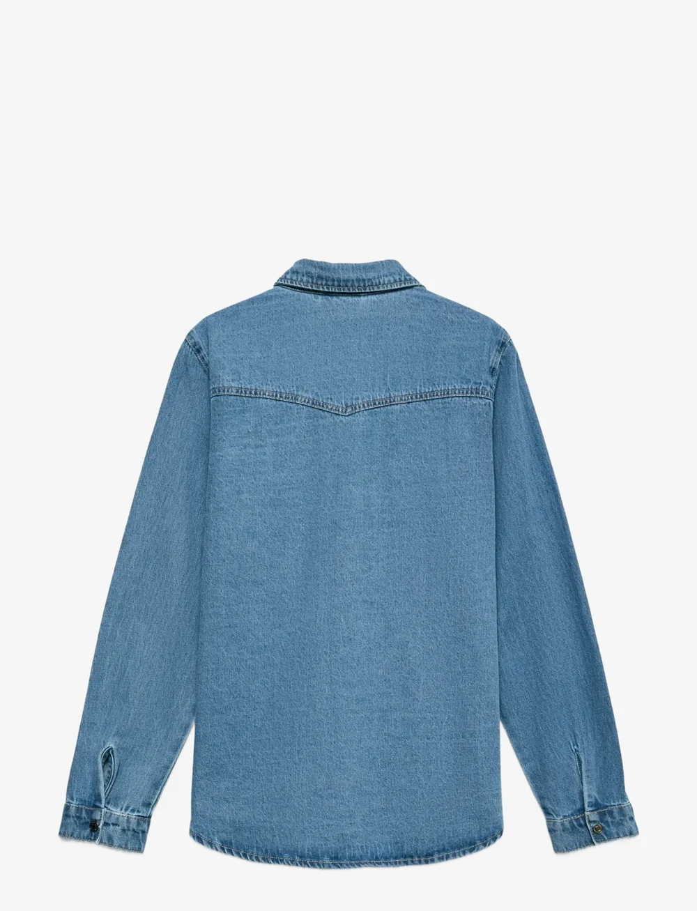 Vero Moda - VMJENNIE LS DENIM SHIRT MIX GA NOOS - jeansskjortor - medium blue denim - 2
