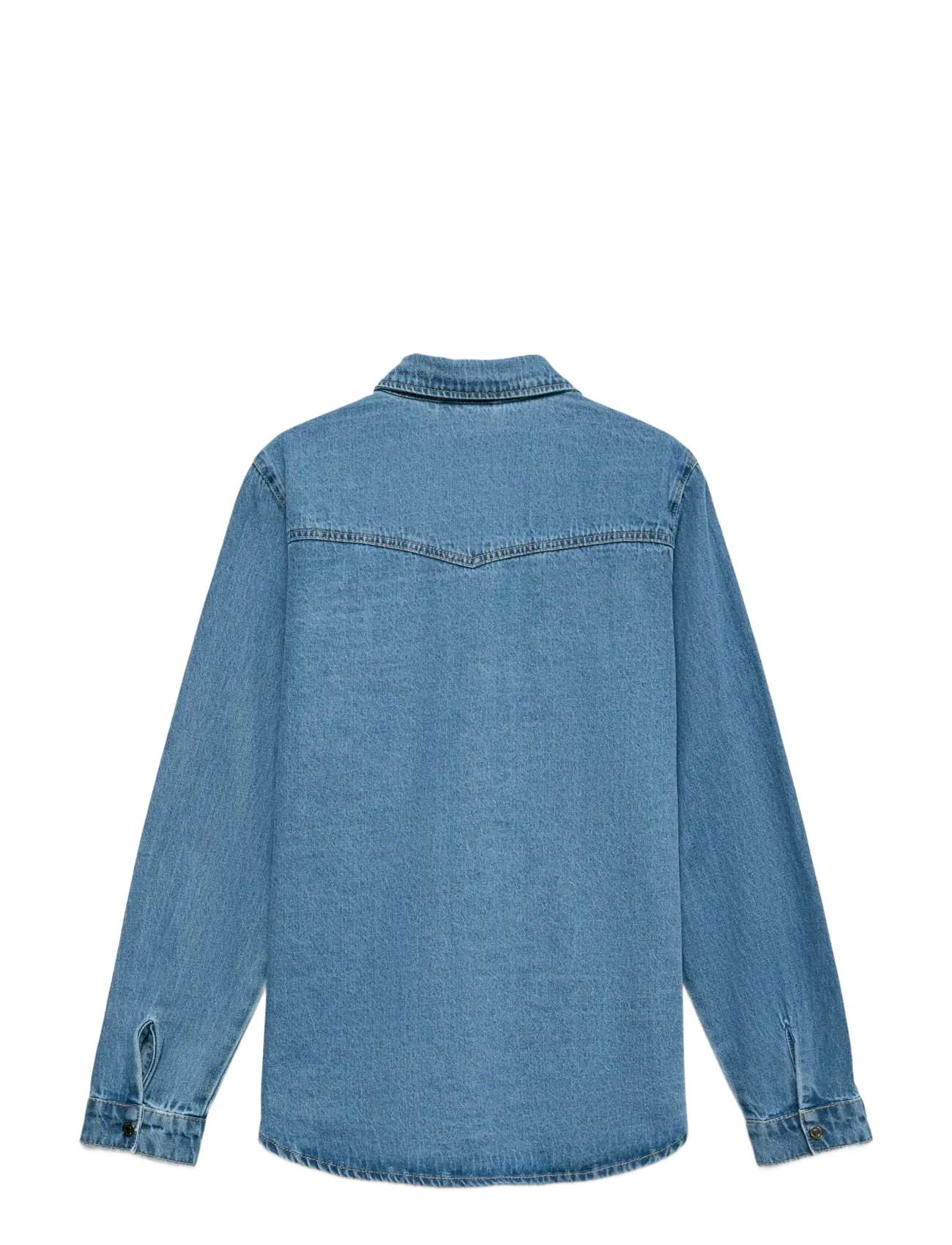 Vero Moda - VMJENNIE LS DENIM SHIRT MIX GA NOOS - jeansskjortor - medium blue denim - 2