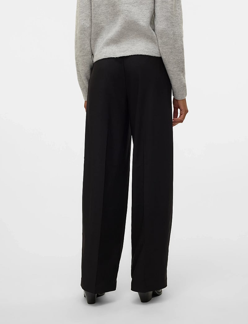 Vero Moda - VMRITA MW WIDE DAD PANT NOOS - black - 3
