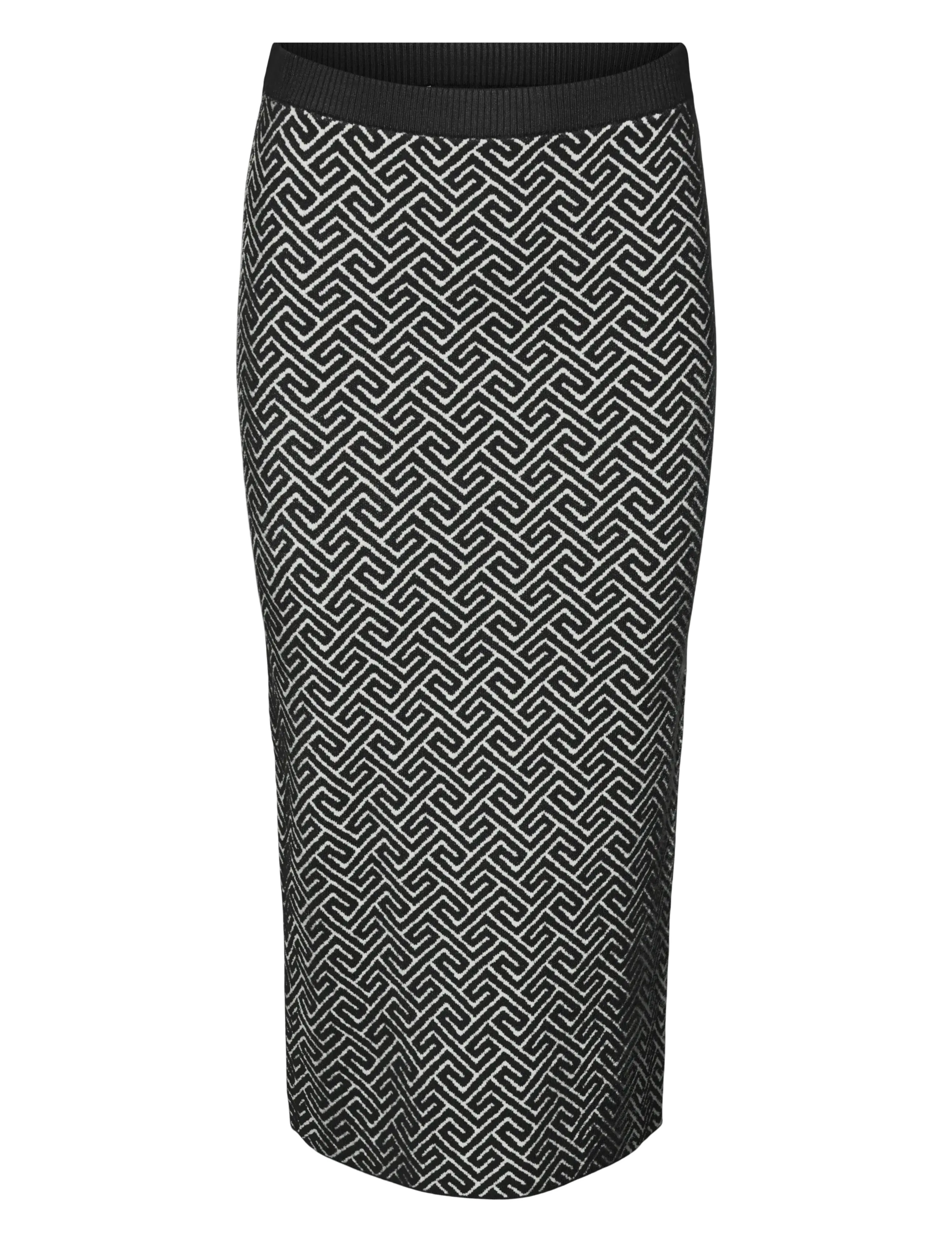 VERO MODA Vmaria Art Nw Pencil Rock Ga Schwarz - S - Damen