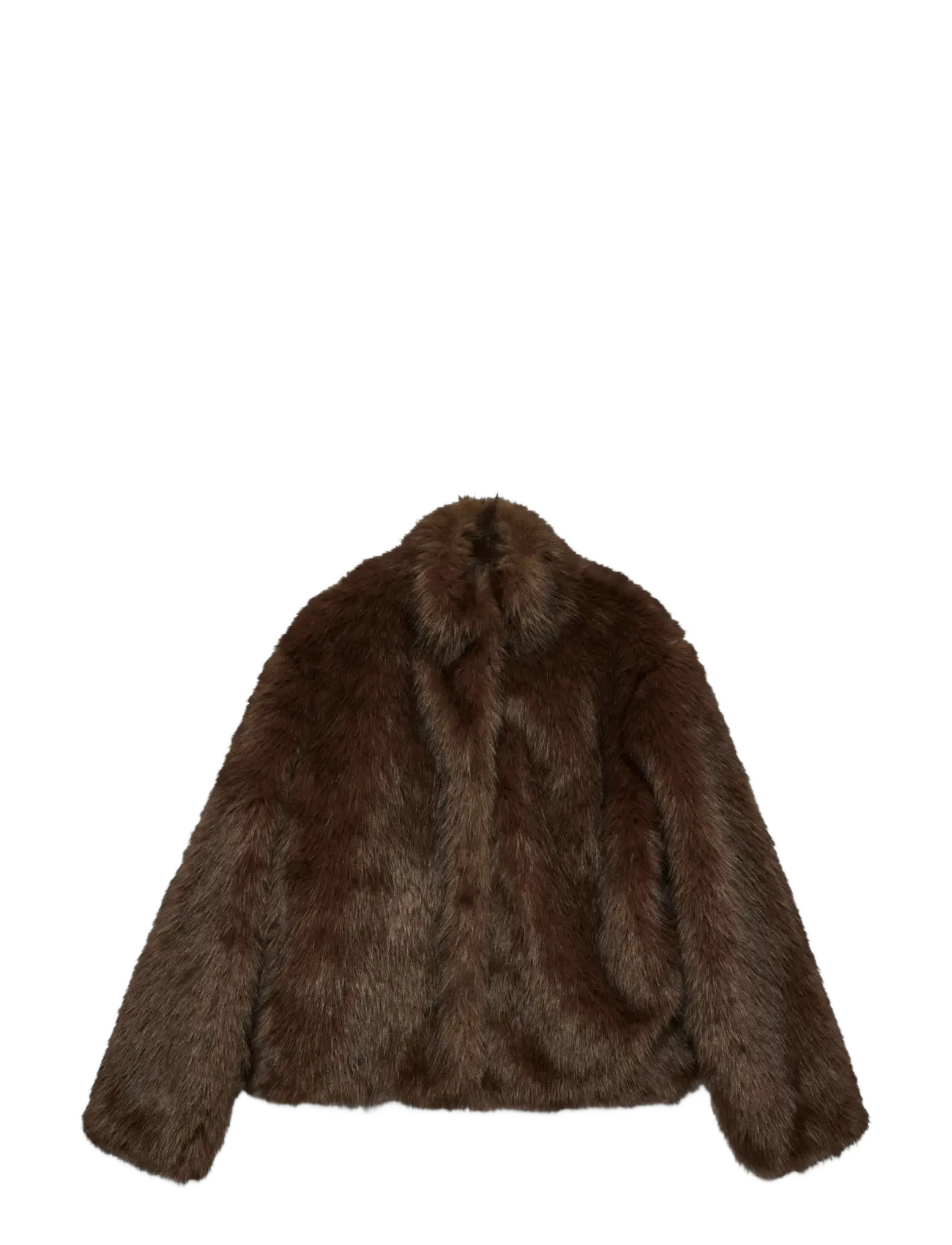 Vero Moda VMMONROE SHORT JACKET NOOS - Kunstkarusnahk - CHOCOLATE TORTE / brown